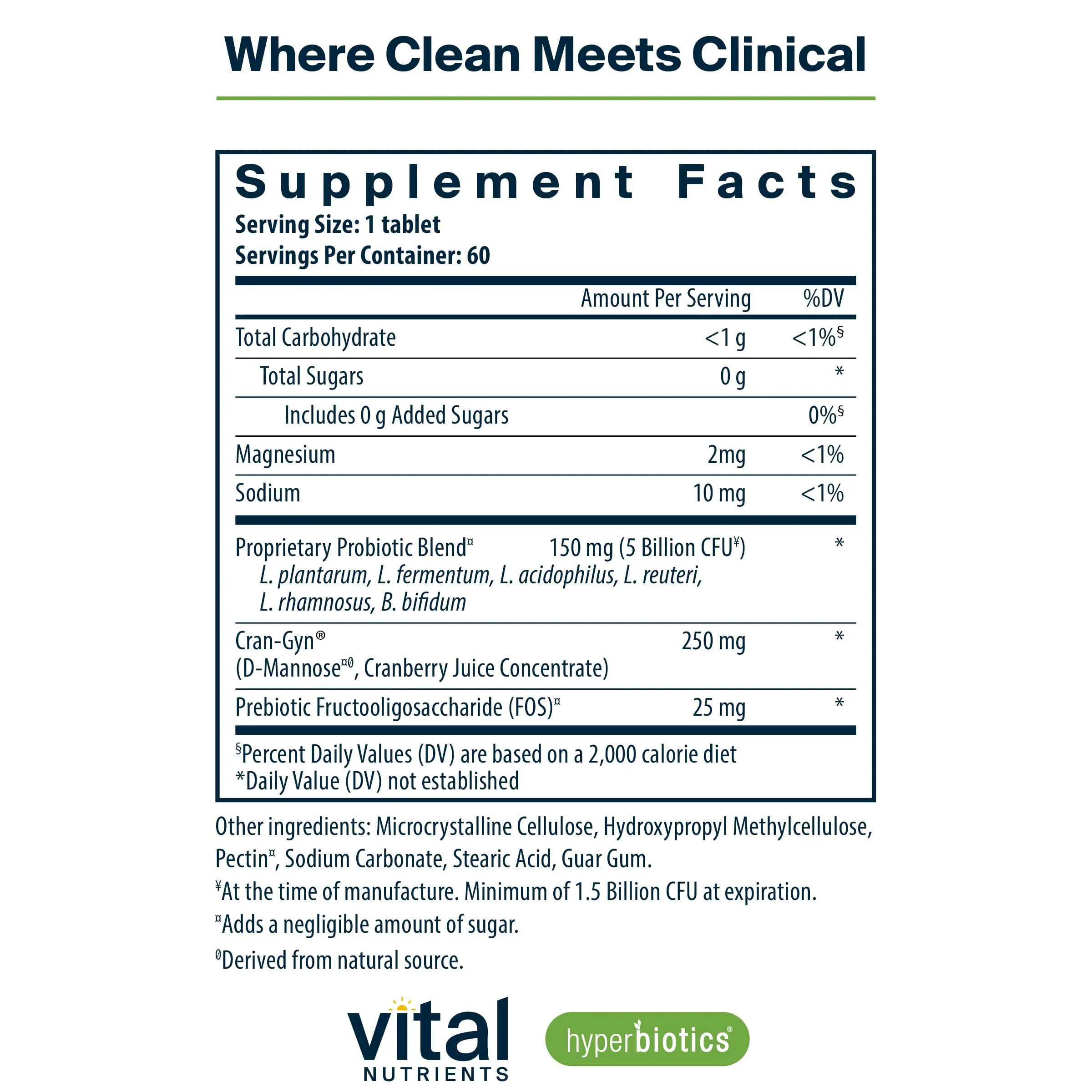 Hyperbiotics Vital Nutrients Pro Women Probiotics for Women | 6 Targeted Strains | 60 Vegan Tablets - Image 10