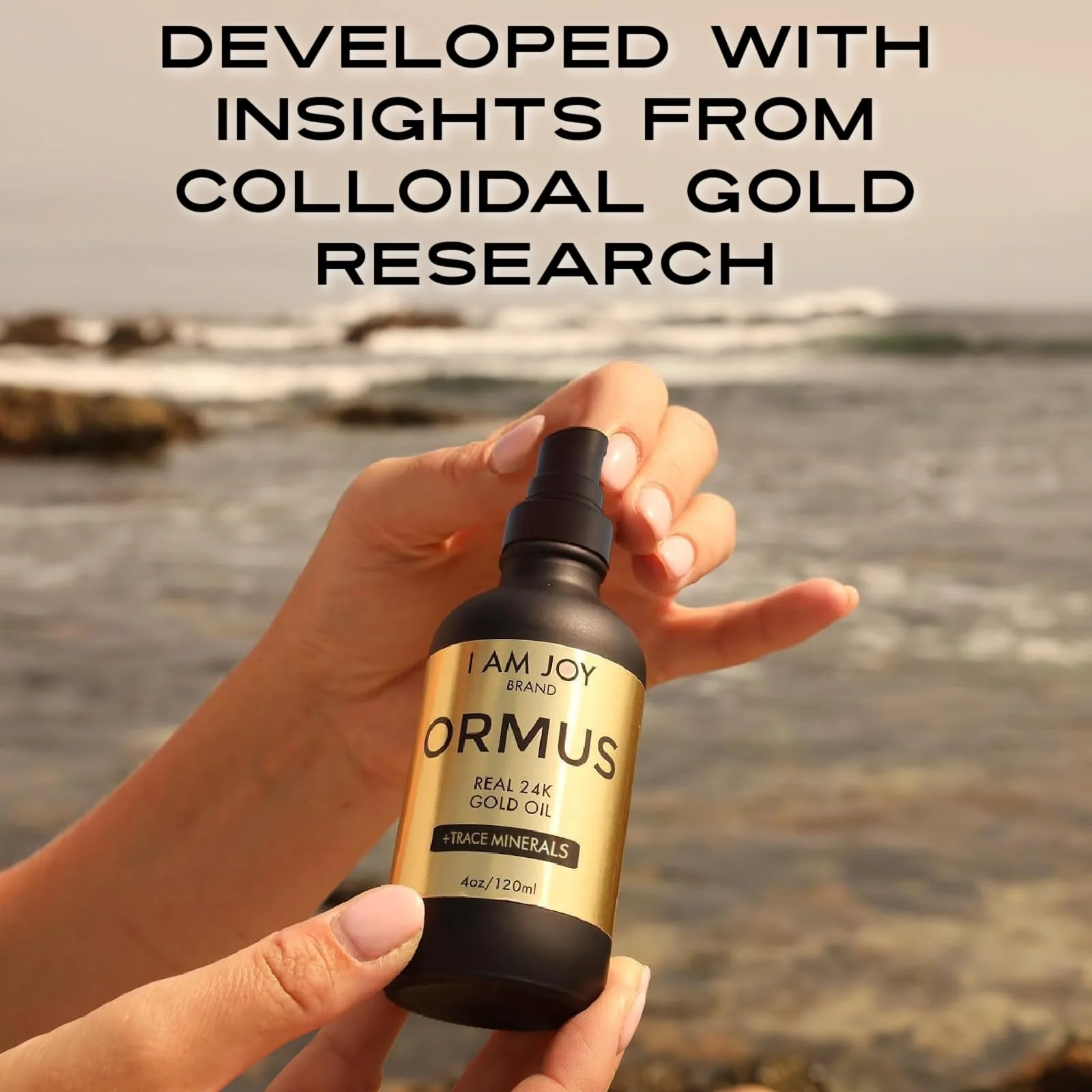 I Am Joy Co. Ormus Gold Oil Monoatomic | Deeper Thought, Intuition & Dream Clarity | 4oz - Image 4
