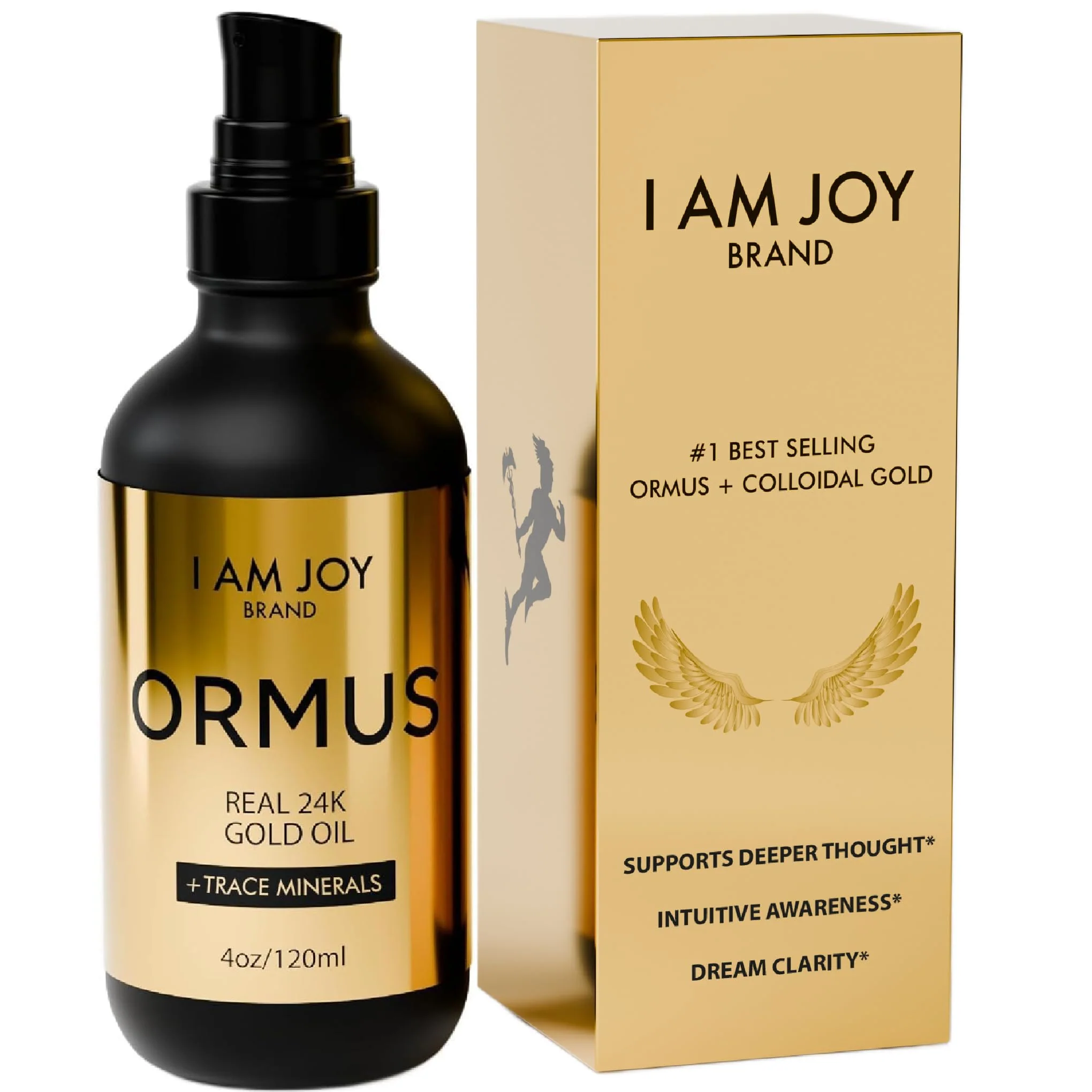 I Am Joy Co. Ormus Gold Oil Monoatomic | Deeper Thought, Intuition & Dream Clarity | 4oz - Image 9