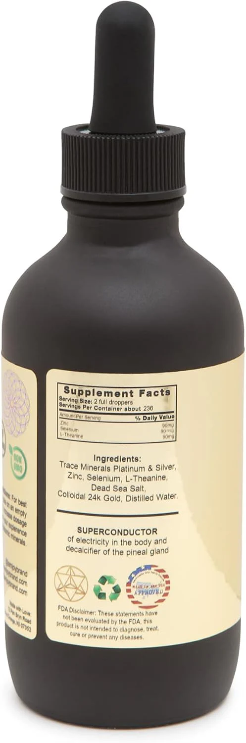 I Am Joy Co. Ormus Monoatomic Gold Fusion Focus 4oz – Pineal Detox, Lucid Dreaming - Image 2