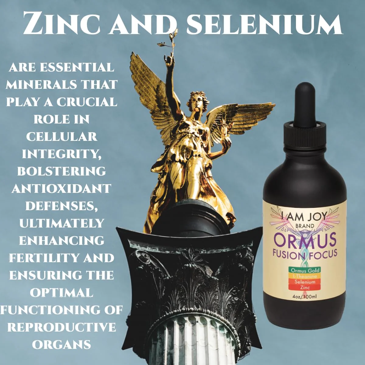 I Am Joy Co. Ormus Monoatomic Gold Fusion Focus 4oz – Pineal Detox, Lucid Dreaming - Image 5