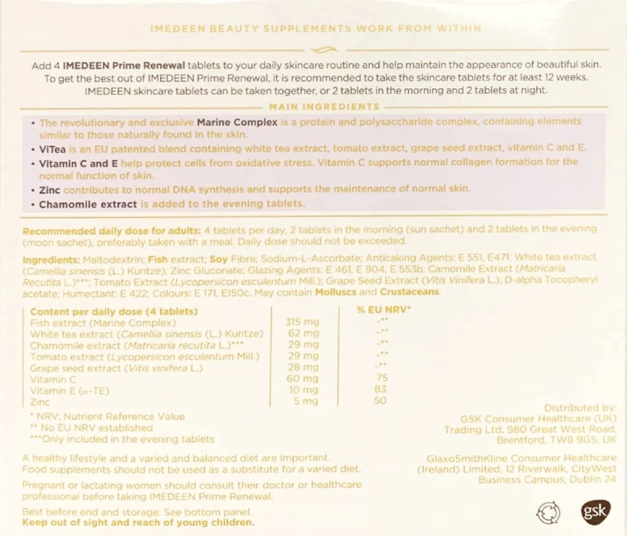 Imedeen Prime Renewal 3 Months Supply – Post-Menopause Skin Care (50+) - Image 4