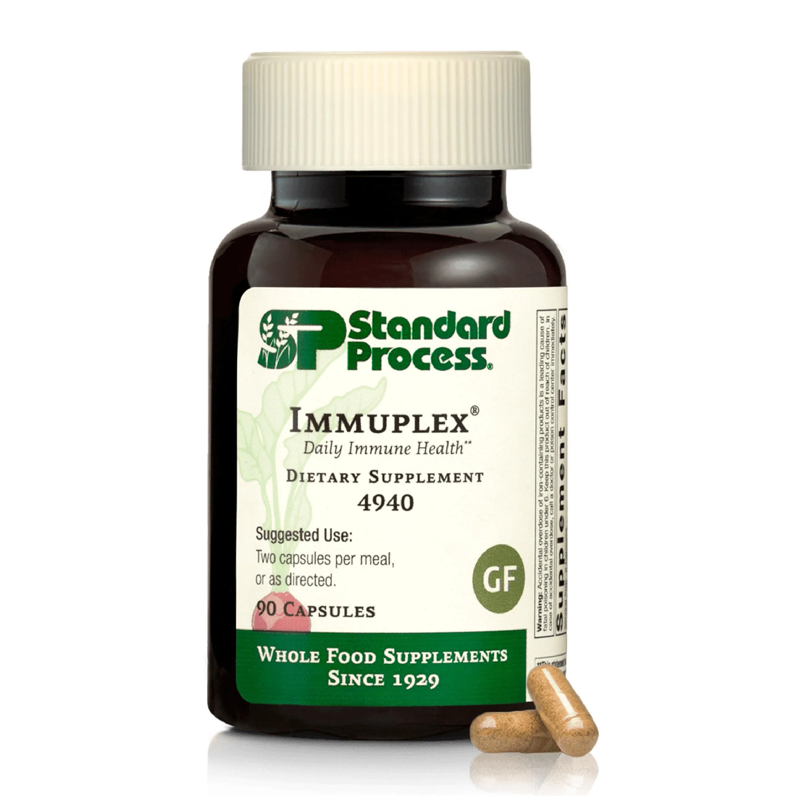 Immuplex by Standard Process Inc. – Daily Immune Support with Folate, Iron, Vitamin C & A (90 Capsules) - Image 8
