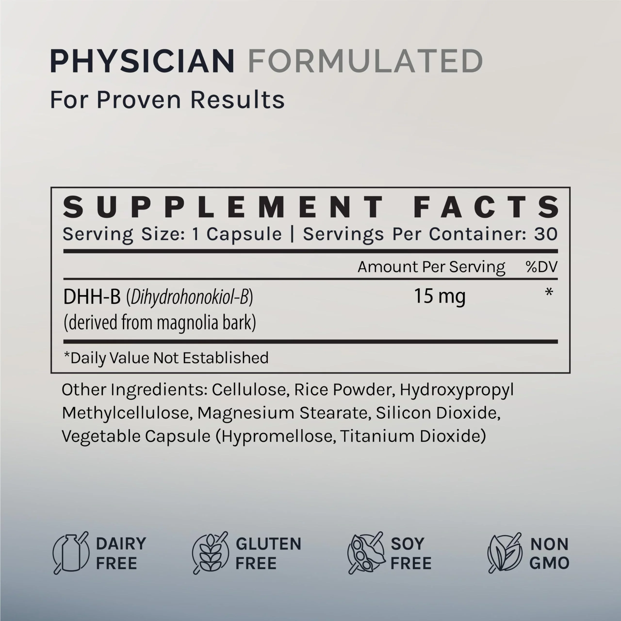 InfiniWell DHH-B Max 15mg Mood Support - 30 Caps | 20x Potent Magnolia Bark - Image 3