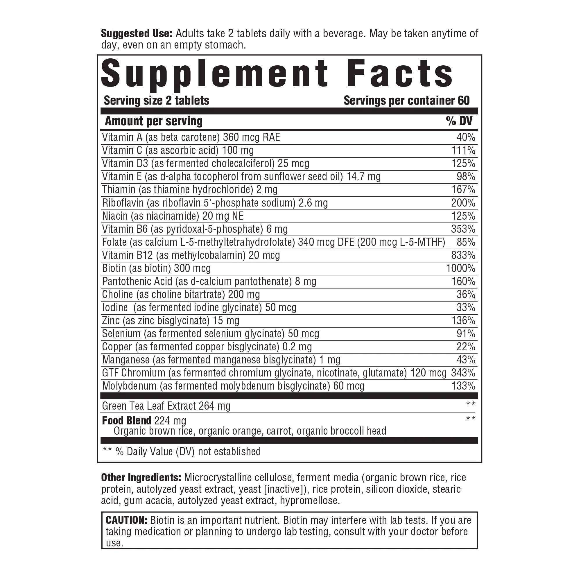 Innate Response Formulas Women 55+ Multivitamin – Vegetarian, Non-GMO, Gluten-Free, 60 Servings (120 Tablets) - Image 9