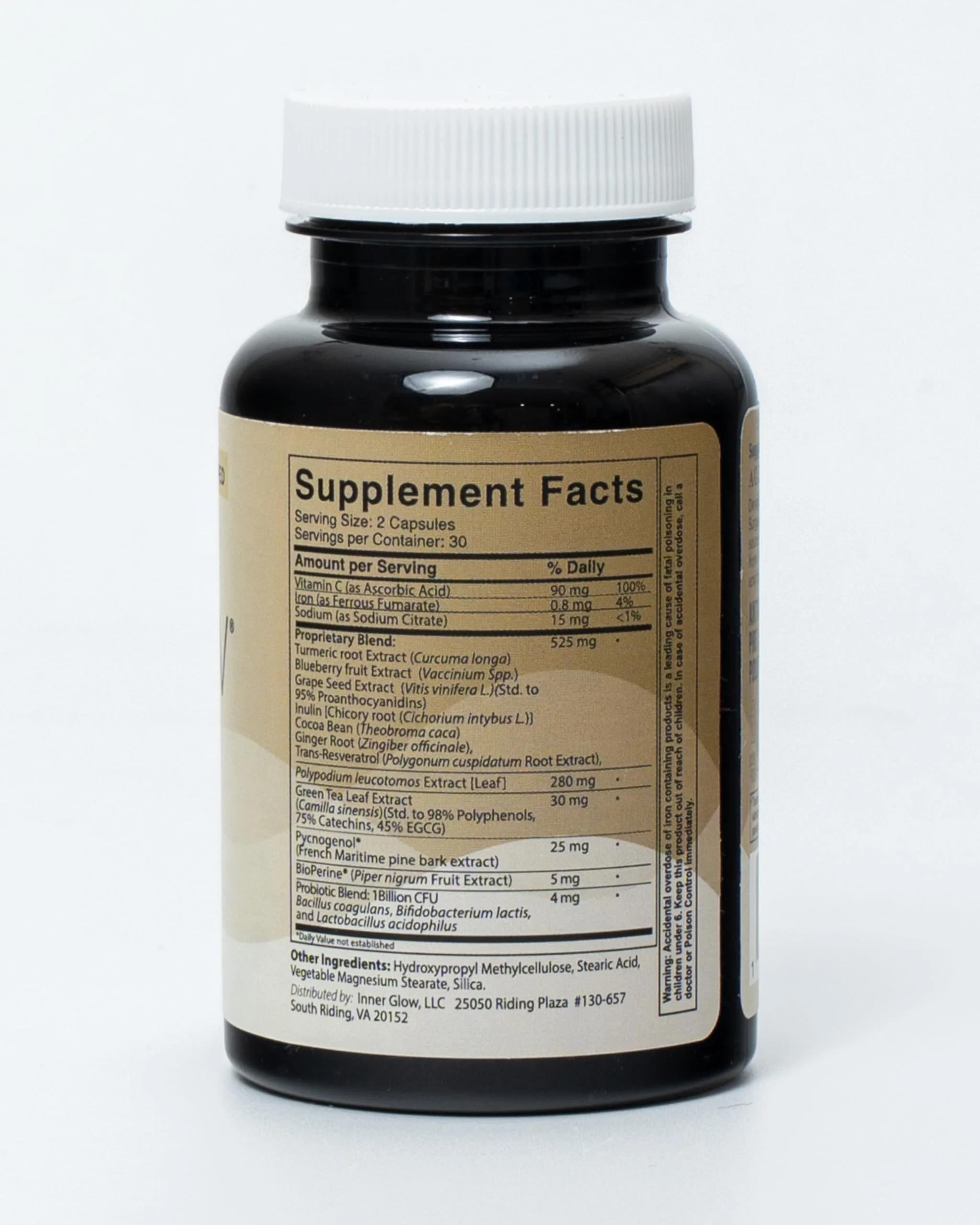 Inner Glow Age Defense Vitamins – Dermatologist & Plastic Surgeon Developed Antioxidant Formula for Photoaging and Melasma – Vegan, Gluten-Free – 60 Capsules - Image 12