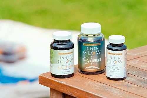 Inner Glow Age Defense Vitamins – Dermatologist & Plastic Surgeon Developed Antioxidant Formula for Photoaging and Melasma – Vegan, Gluten-Free – 60 Capsules - Image 13
