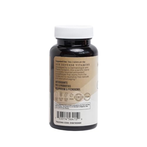 Inner Glow Age Defense Vitamins – Dermatologist & Plastic Surgeon Developed Antioxidant Formula for Photoaging and Melasma – Vegan, Gluten-Free – 60 Capsules - Image 2
