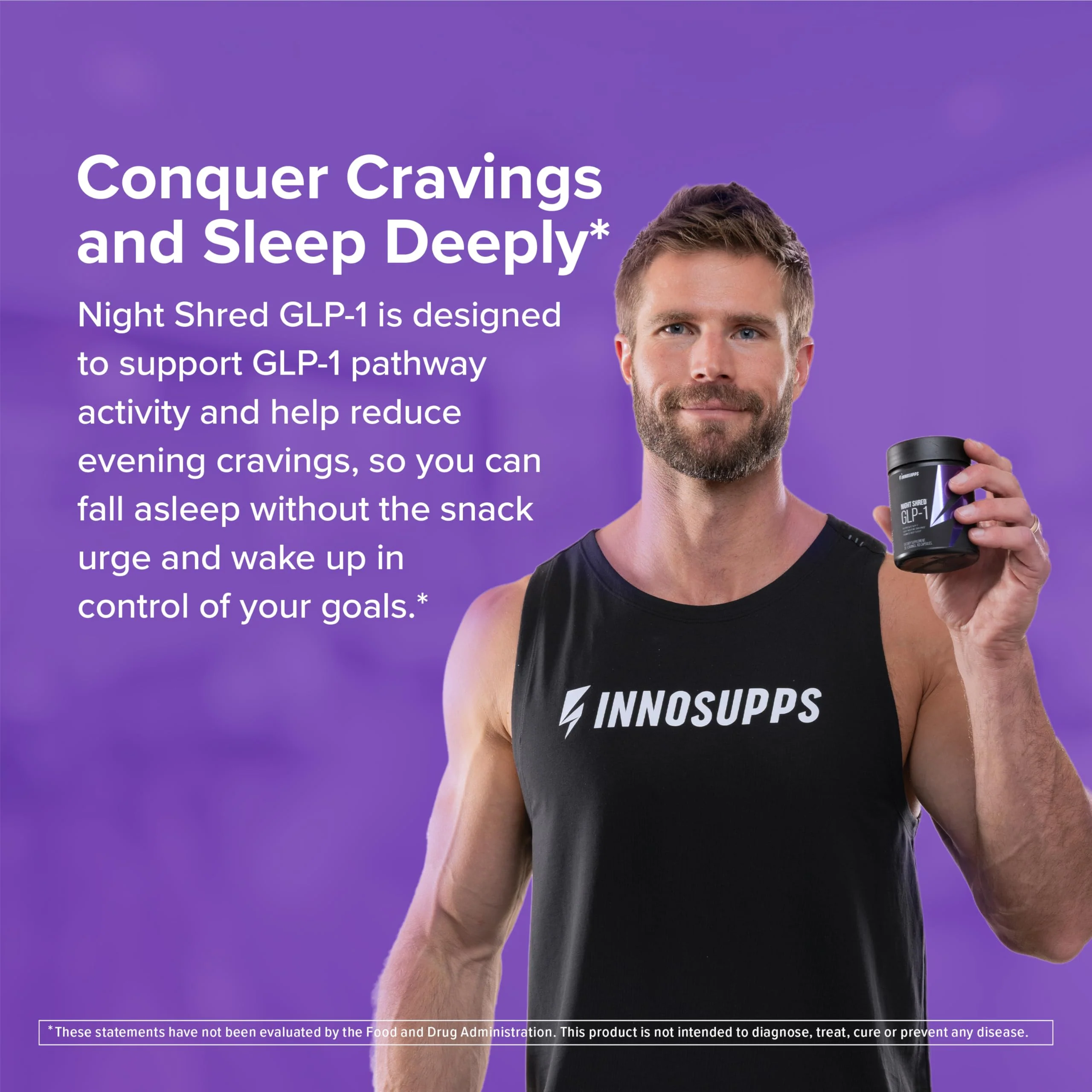 InnoSupps Night Shred GLP-1 | Nighttime Metabolic + Sleep Support | Akkermansia + Ashwagandha | 60 Capsules - Image 14