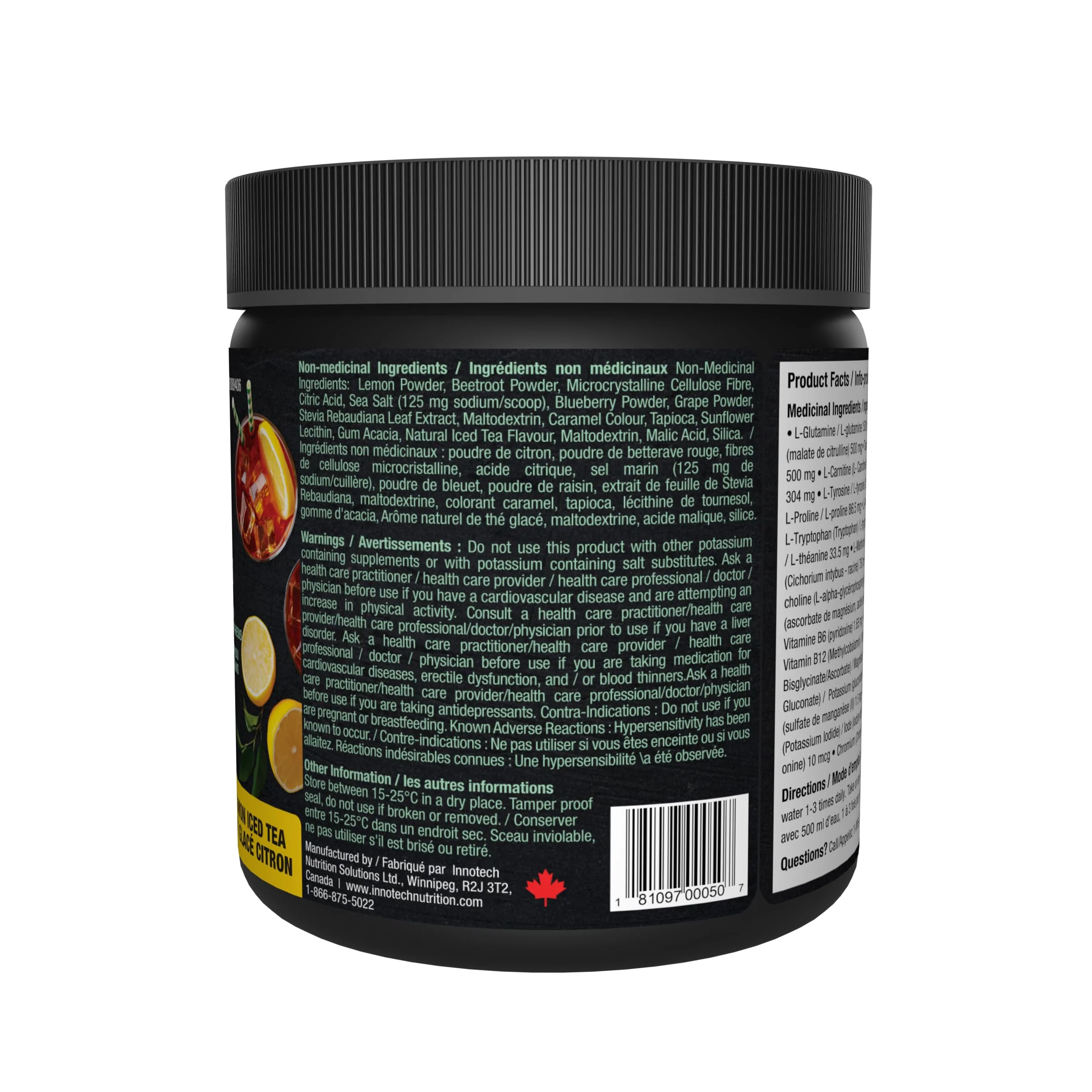 INNOTECH Nutrition Fasting Days Lemon Iced Tea Drink Mix – Intermittent Fasting (360 g) | 42 Ingredients - Image 3