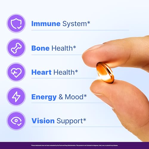 InnovixLabs Vitamin D3 K2 5000 IU + 600 mcg K2 MK4/MK7 - 60 Softgels - Image 2