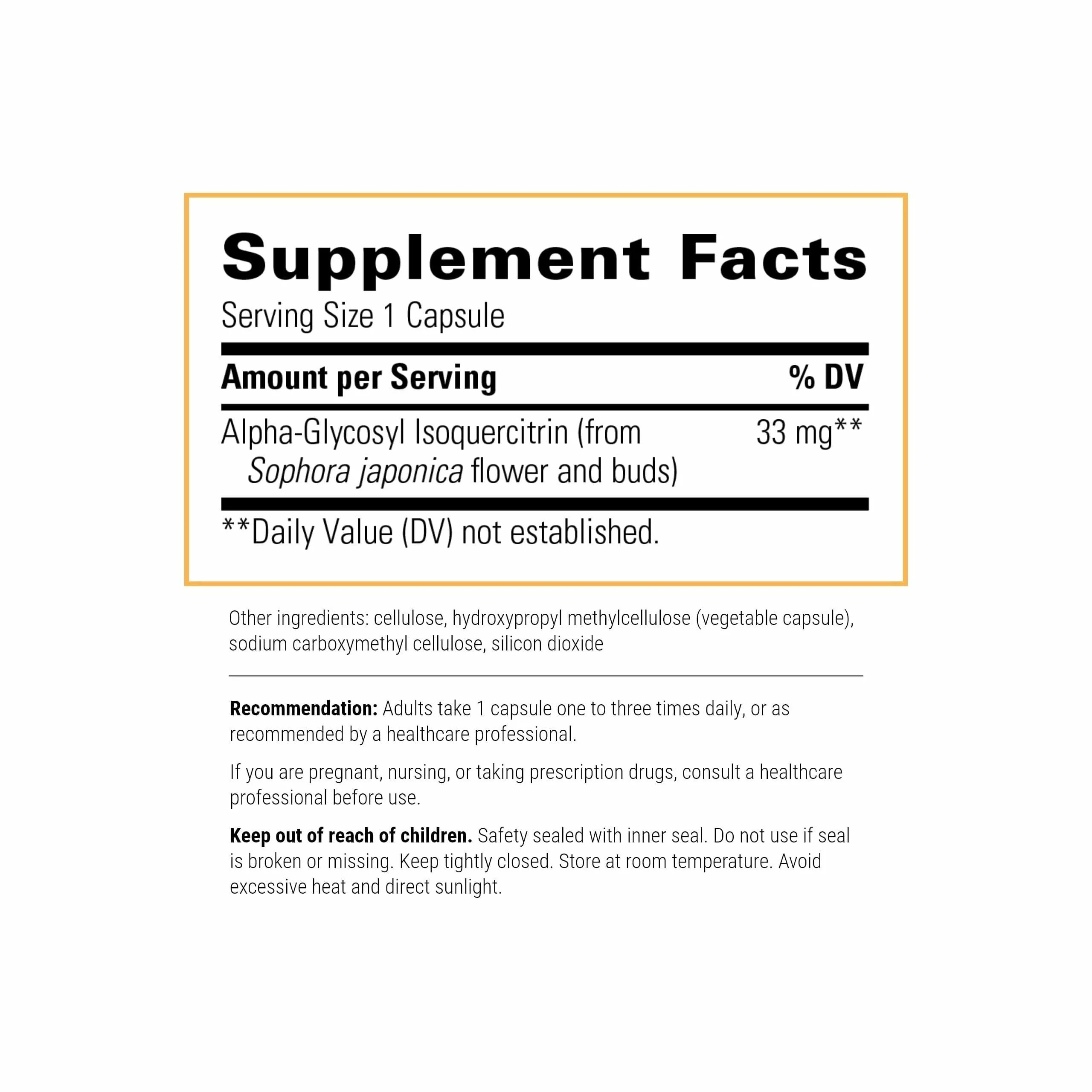 Integrative Therapeutics Alpha-Glycosyl Isoquercitrin – Quercetin for Cell Health & Antioxidant Support - Image 2