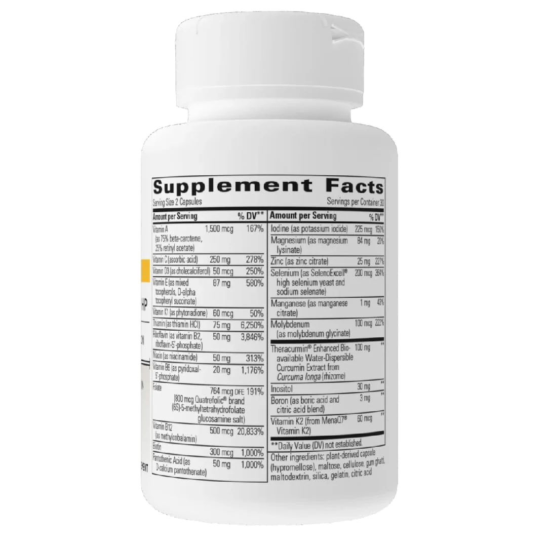 Integrative Therapeutics Clinical Nutrients HP – No Iron Daily Multivitamin with Antioxidants (120 Count, 60 Servings) - Image 3