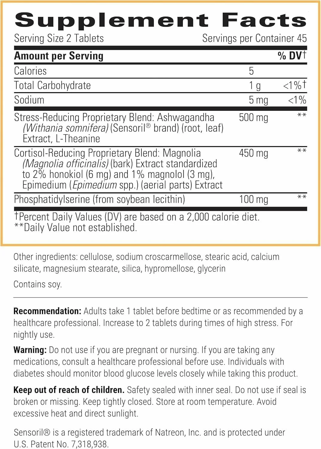 Integrative Therapeutics Cortisol Manager - Adrenal Health Support | Vegan, Dairy-Free & Gluten-Free | 90 Capsules (45 Servings) - Image 3