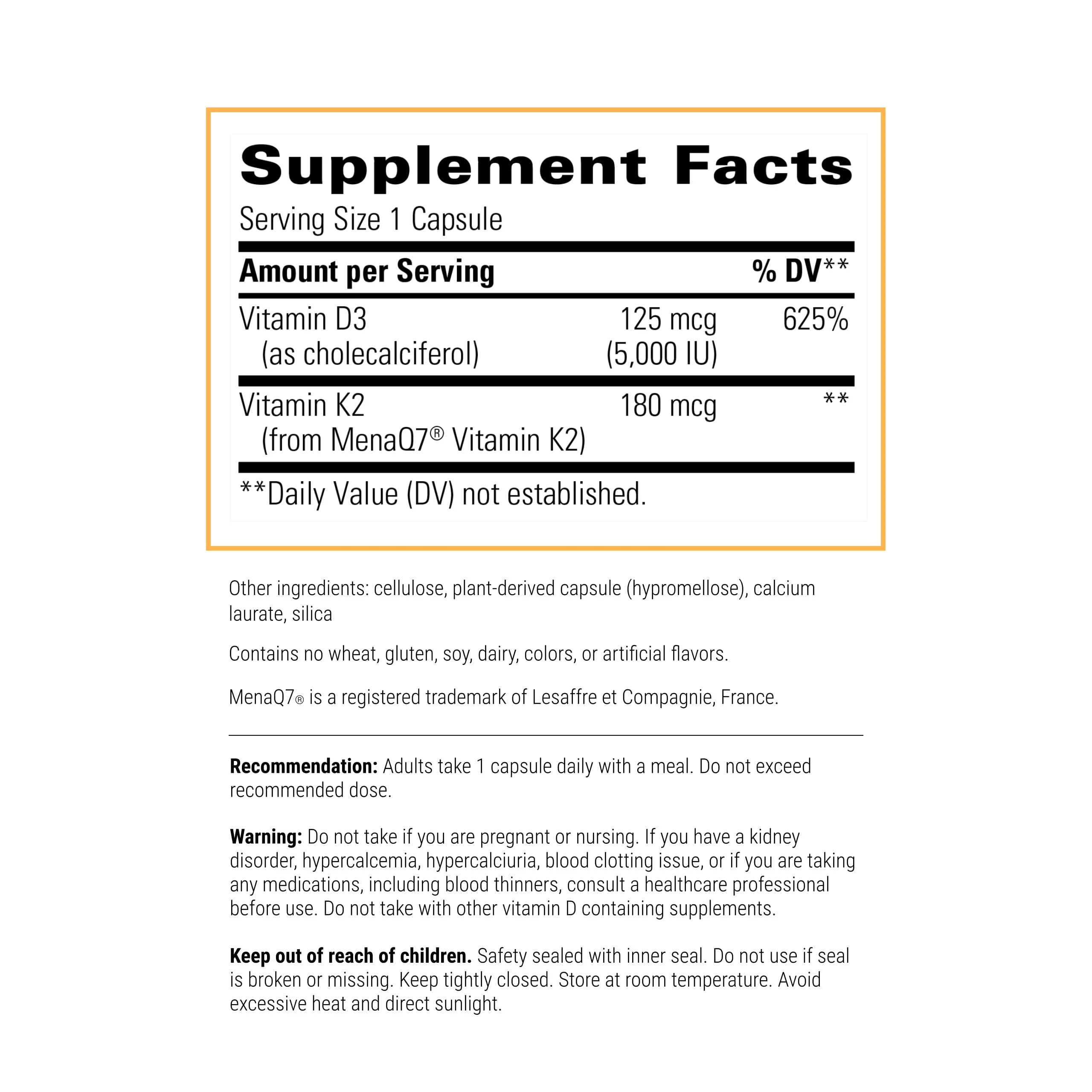 Integrative Therapeutics K2 + D3 – Heart Health & Bone Support | 60 Count - Image 2
