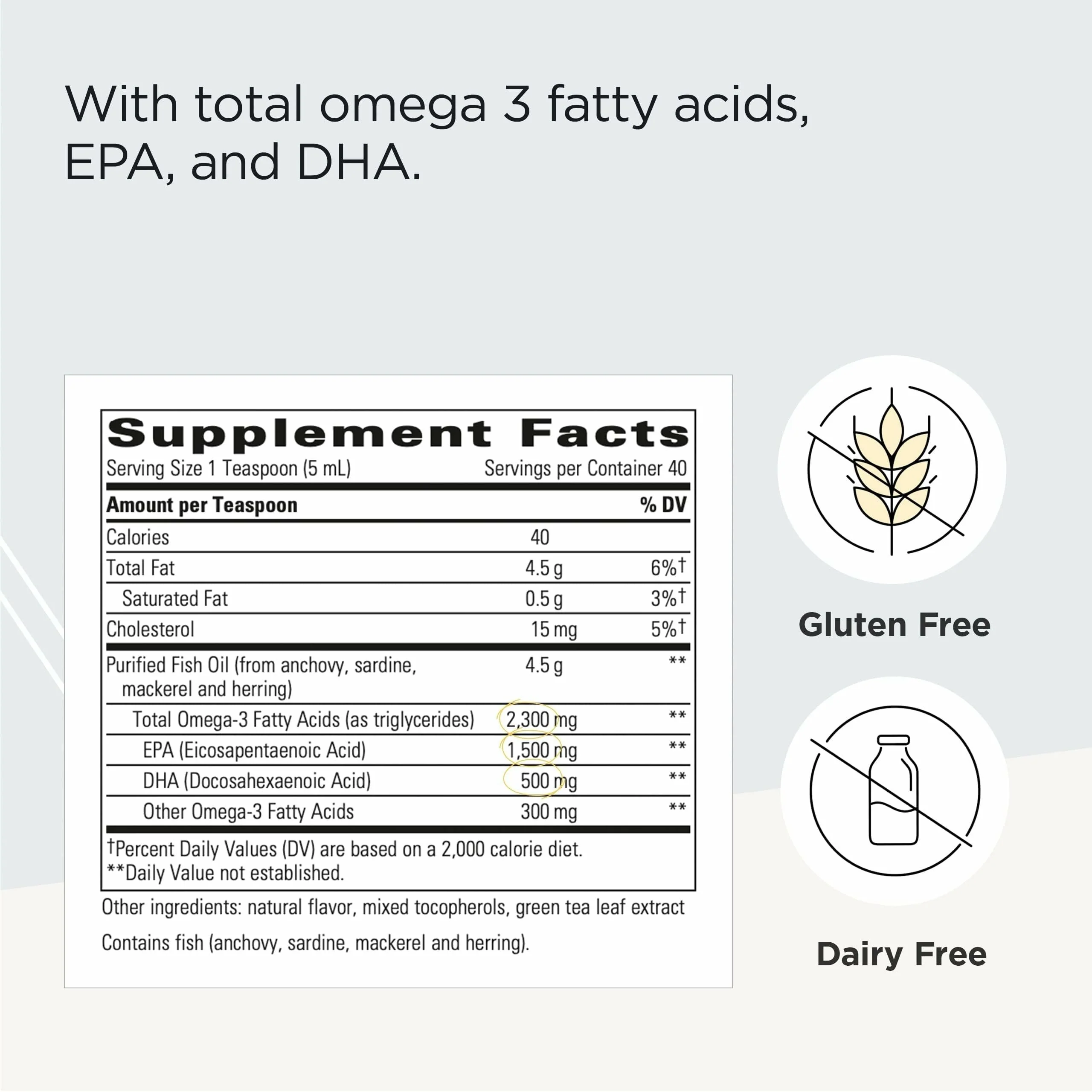 Integrative Therapeutics Pure Omega Liquid Lemon | 6.8 oz, 40 Servings - Heart Health - Image 4