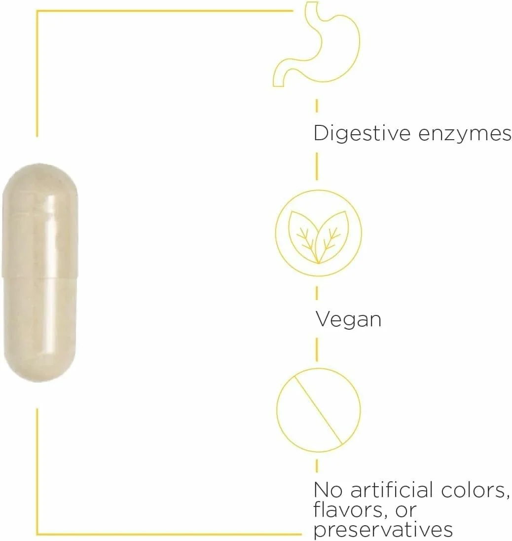 Integrative Therapeutics Similase – Digestive Enzyme Supplement for Adults, Dairy-Free & Vegan, 180 Count (90 Servings) - Image 5