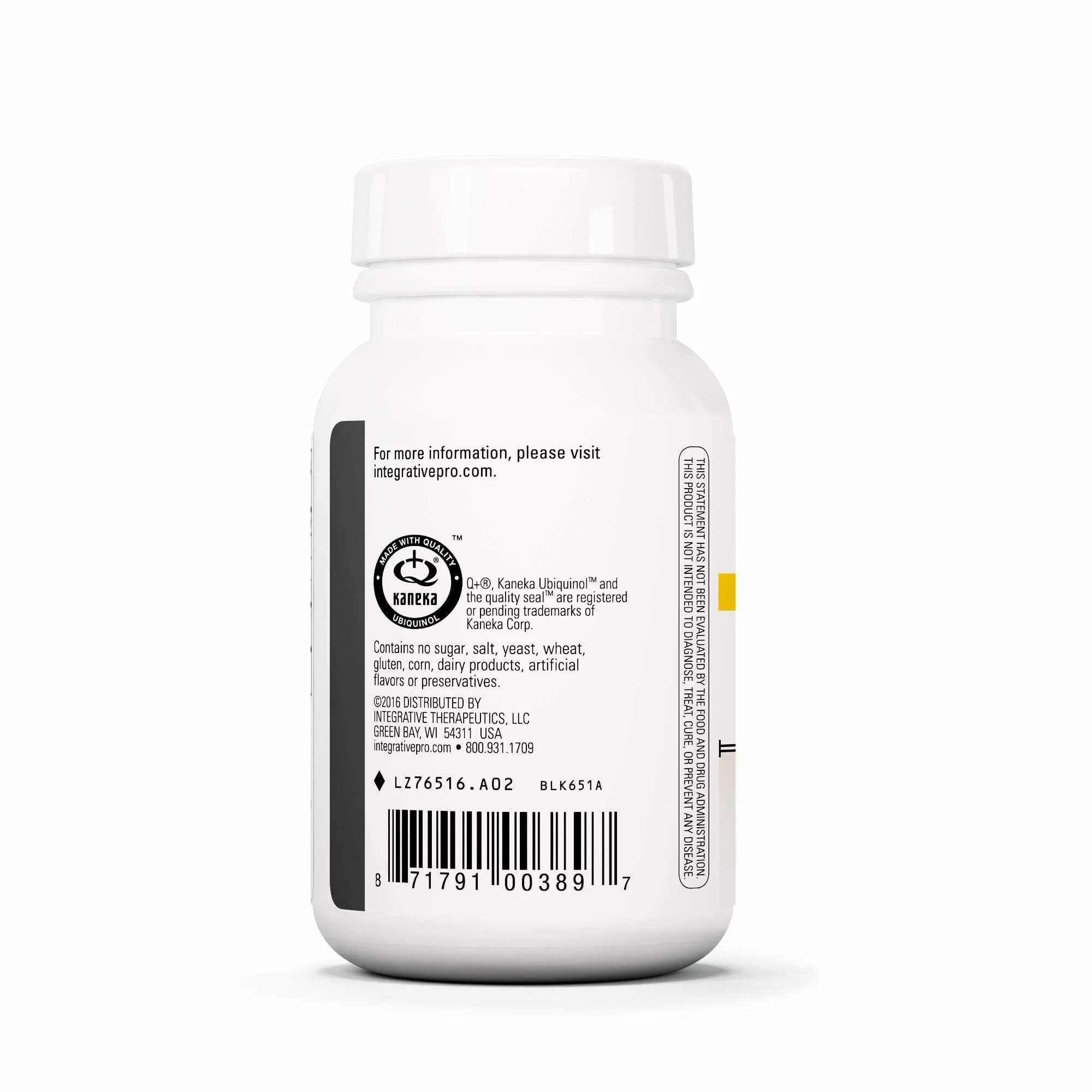 Integrative Therapeutics UBQH 100 mg – Ubiquinol Cellular Energy Support, Dairy-Free, 60 Softgels - Image 10