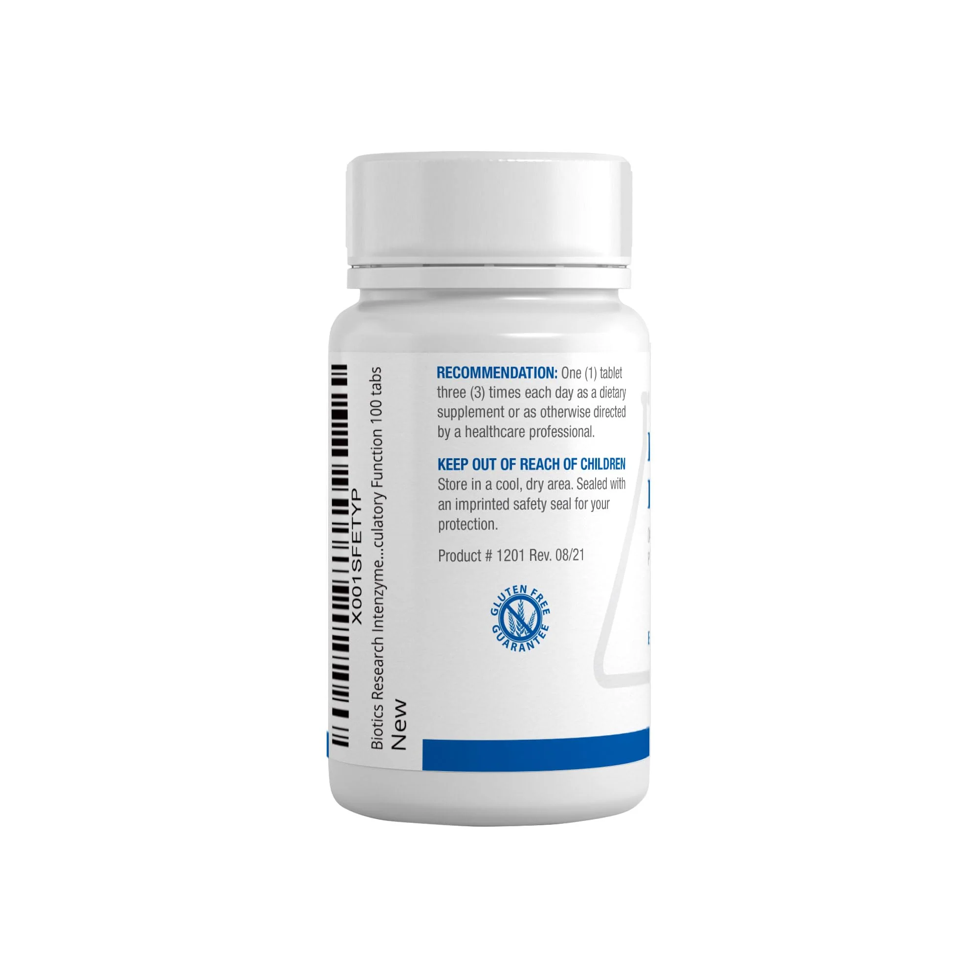 Intenzyme Forte Proteolytic Pancreatic Enzymes - Supports Protein Digestion | 100 Tablets | Biotics Research - Image 2