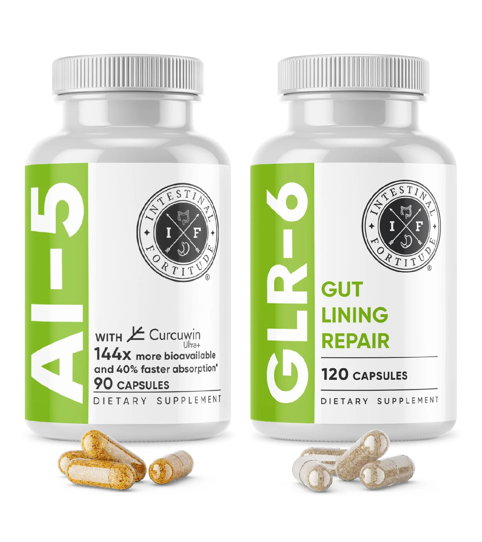 Intestinal Fortitude AI-5 & GLR-6 Digestive Health Bundle – Non-GMO, Dairy Free | 30-Day Supply - Image 7