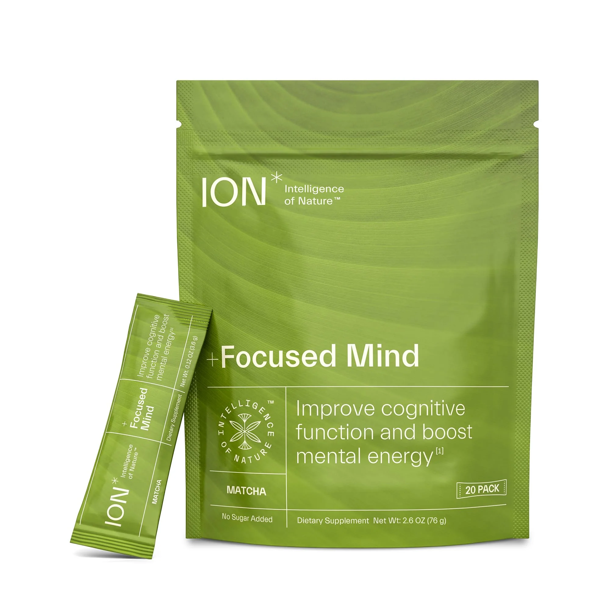 ION* Focused Mind Nootropic Drink Mix – Memory, Focus & Calm (20 Packets) - Image 11