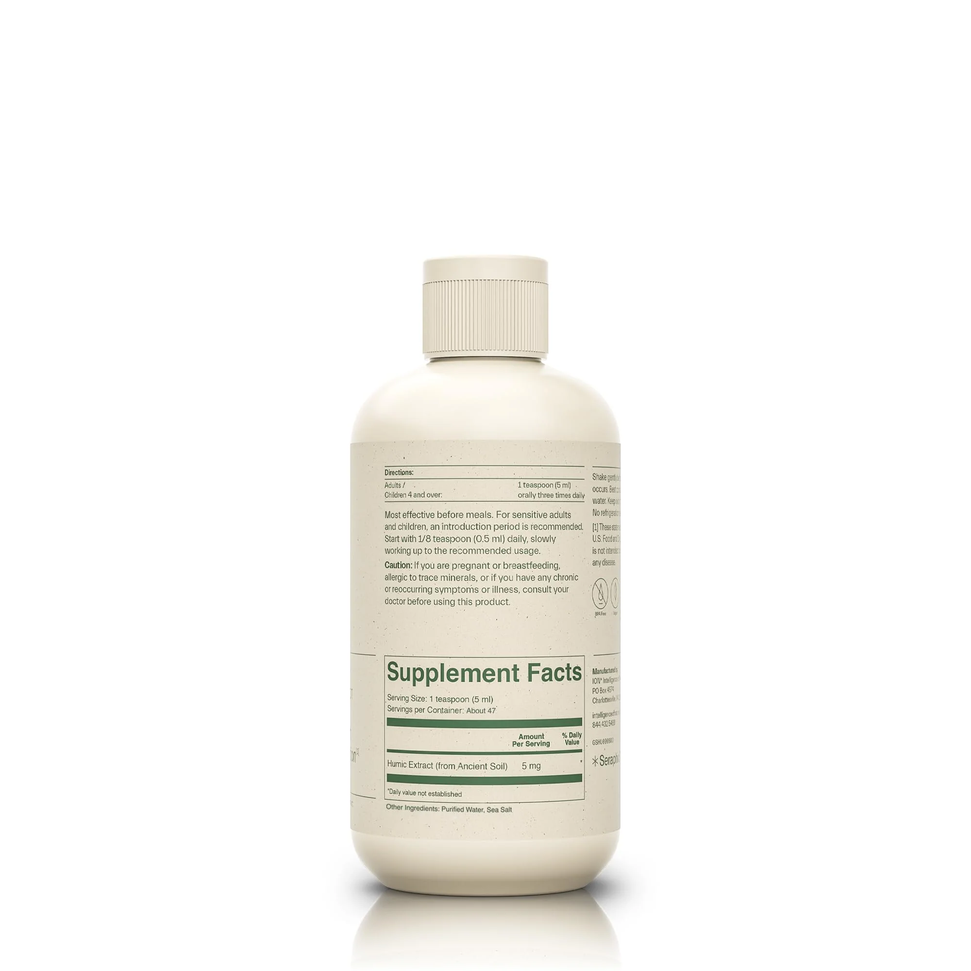 ION Gut Support Liquid – Digestive Health & Detox Drops with Humic Extract | 8 fl oz - Image 2