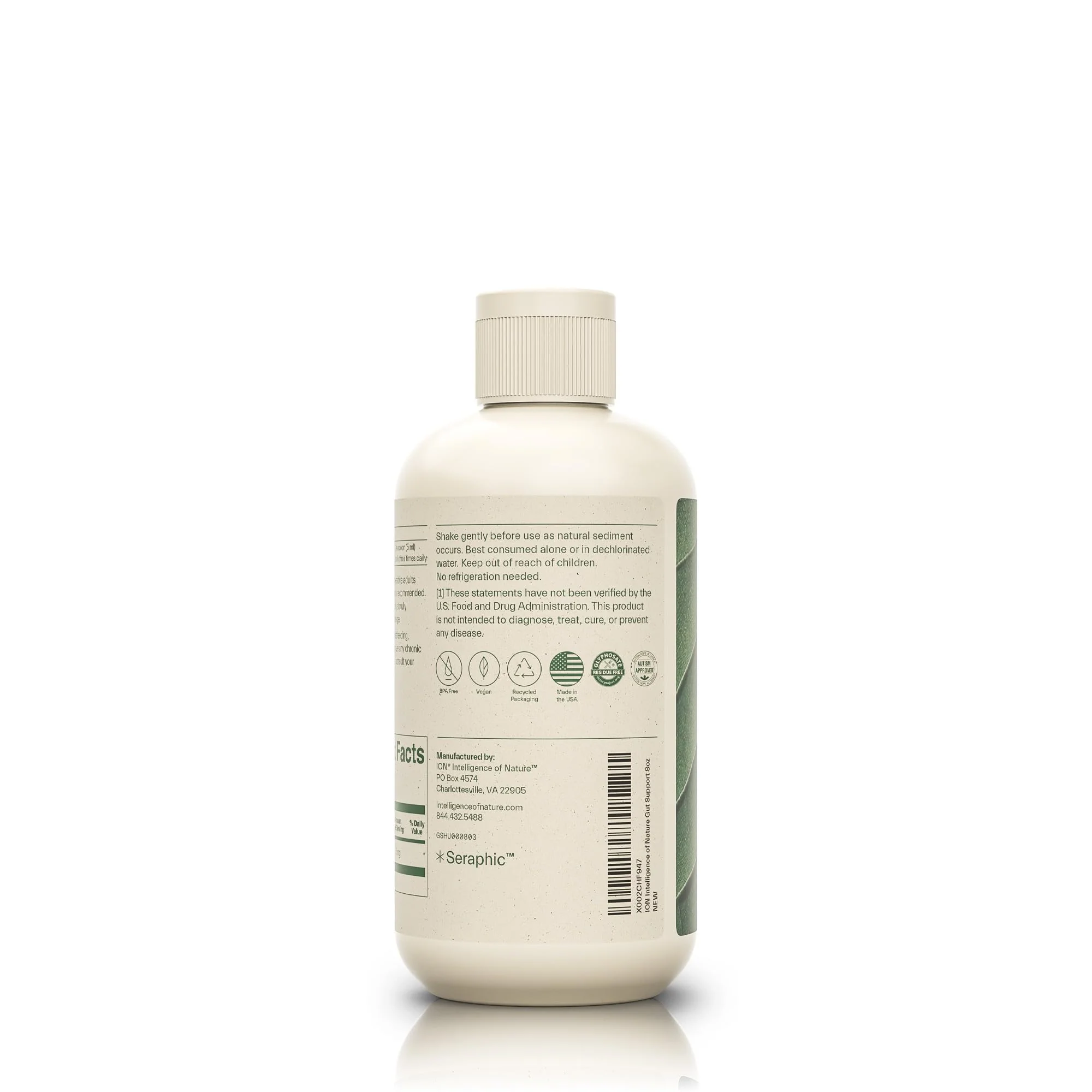 ION Gut Support Liquid – Digestive Health & Detox Drops with Humic Extract | 8 fl oz - Image 3