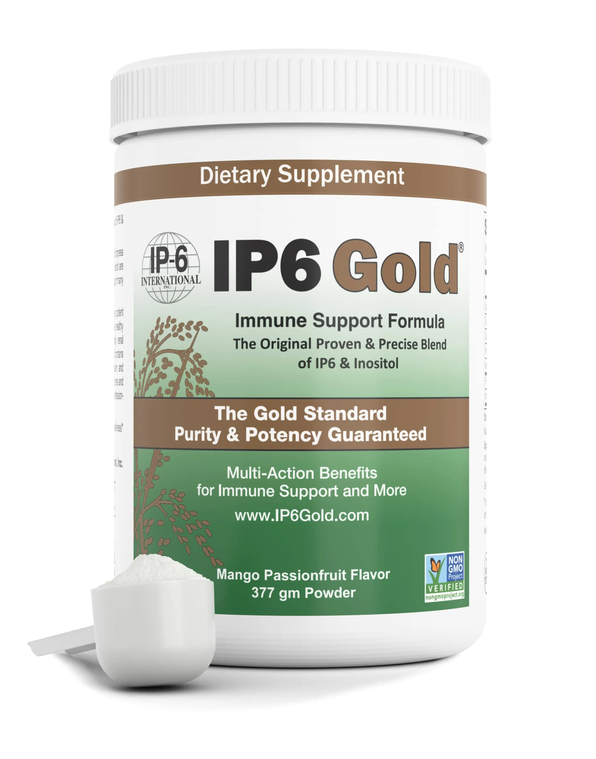 IP-6 Gold Powder Mango Passionfruit Flavor, 60 Servings - Image 2