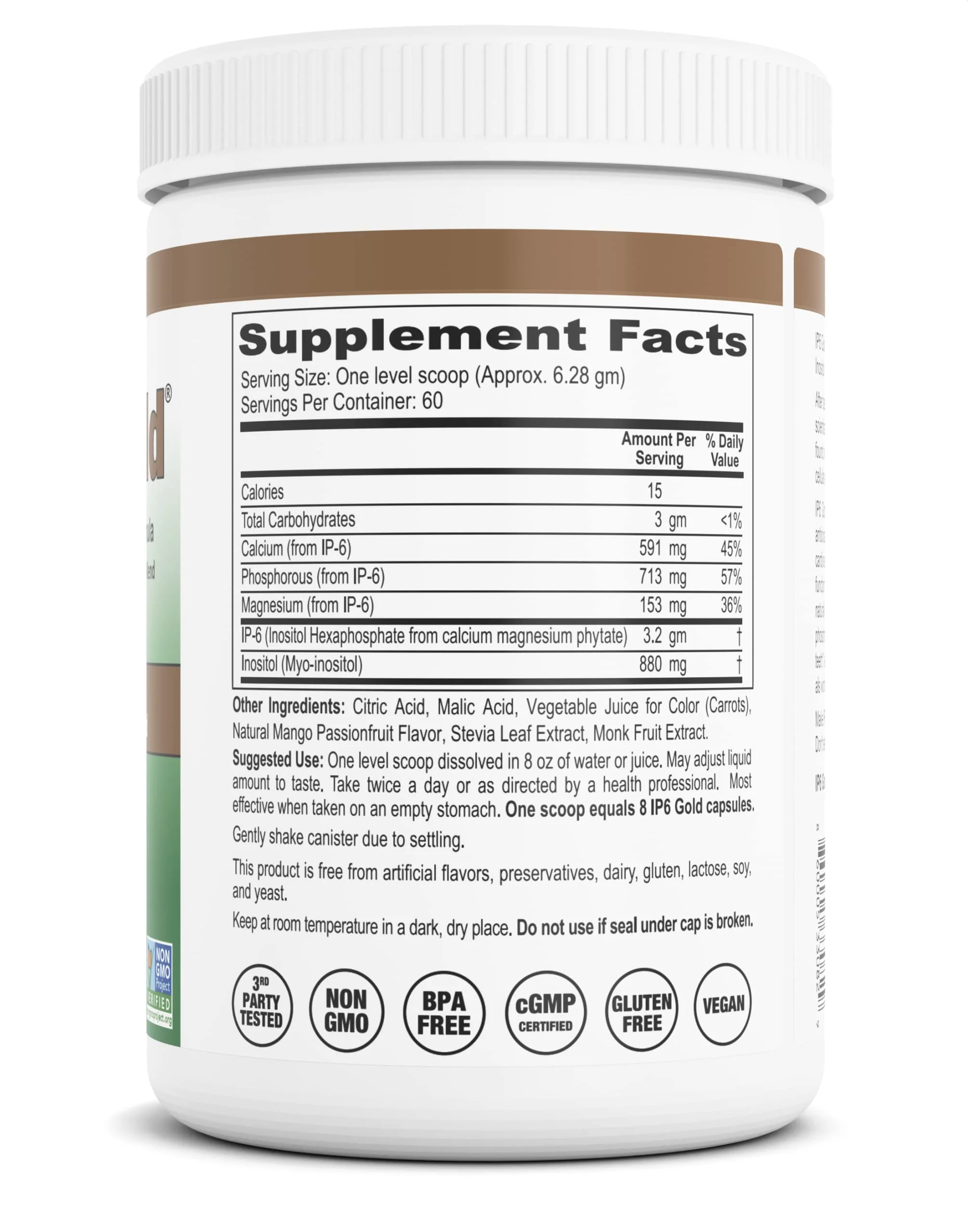 IP-6 Gold Powder Mango Passionfruit Flavor, 60 Servings - Image 3