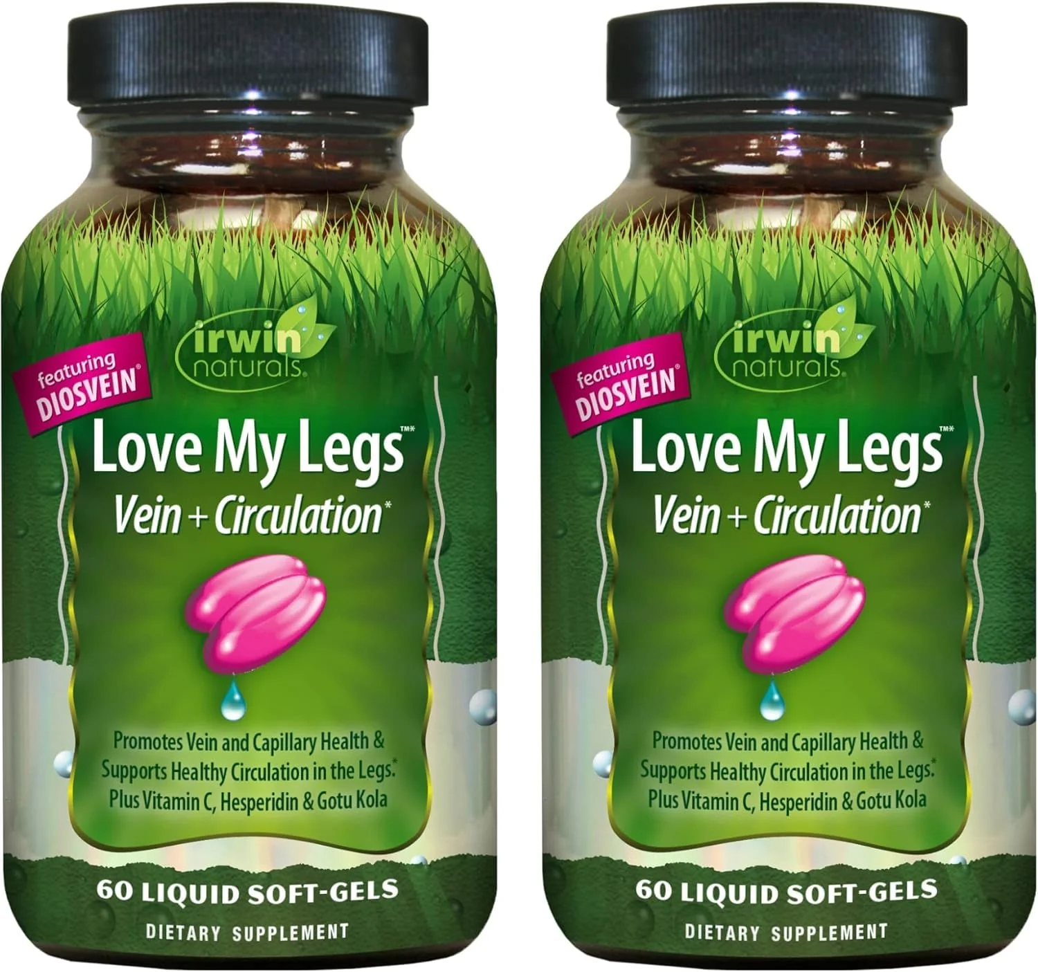 Irwin Naturals Love My Legs - 60 Soft-Gels (Pack of 2) for Leg Vein Health & Circulation - Image 17