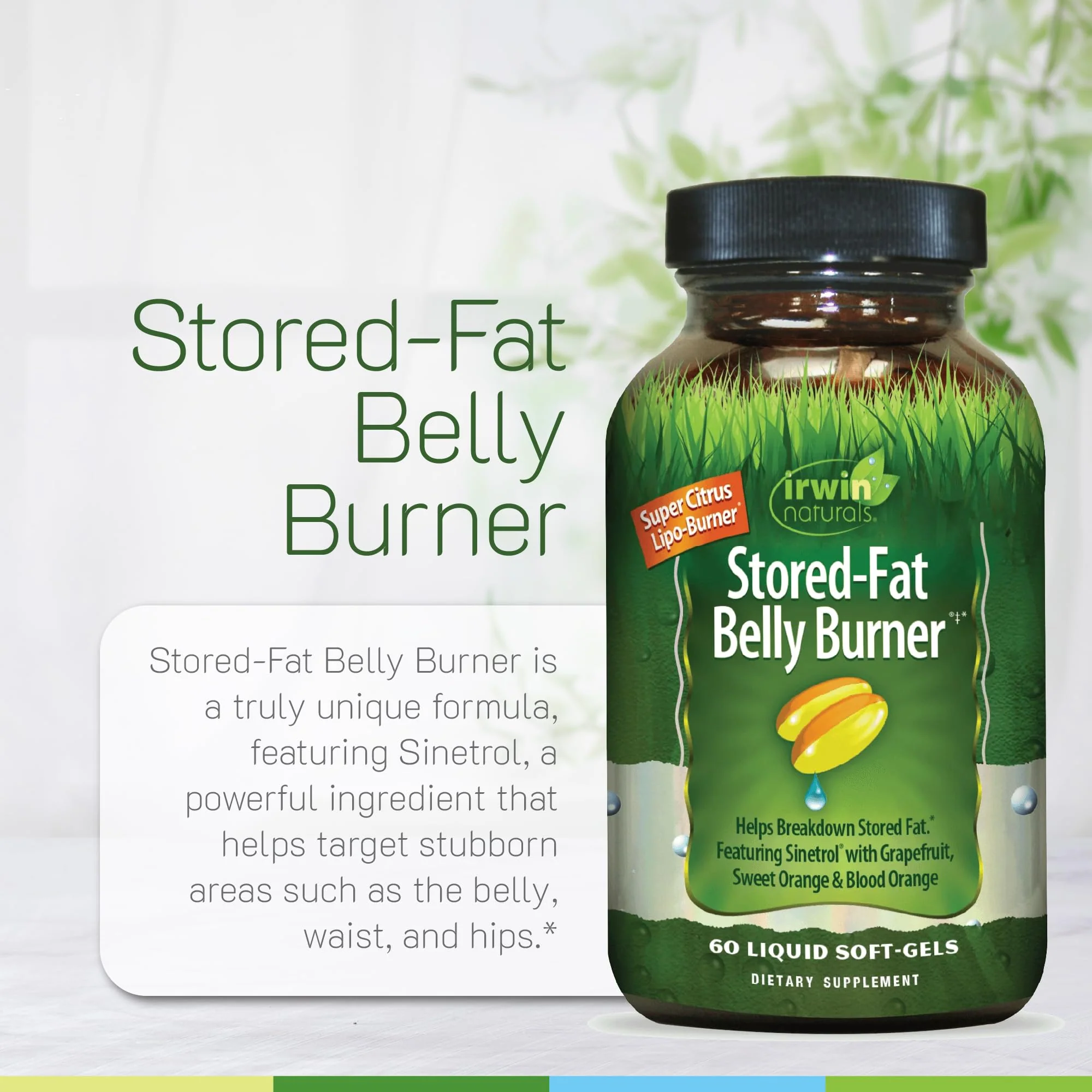 Irwin Naturals Stored-Fat Belly Burner – 60 Liquid Soft-Gels, Pack of 2 - Image 5