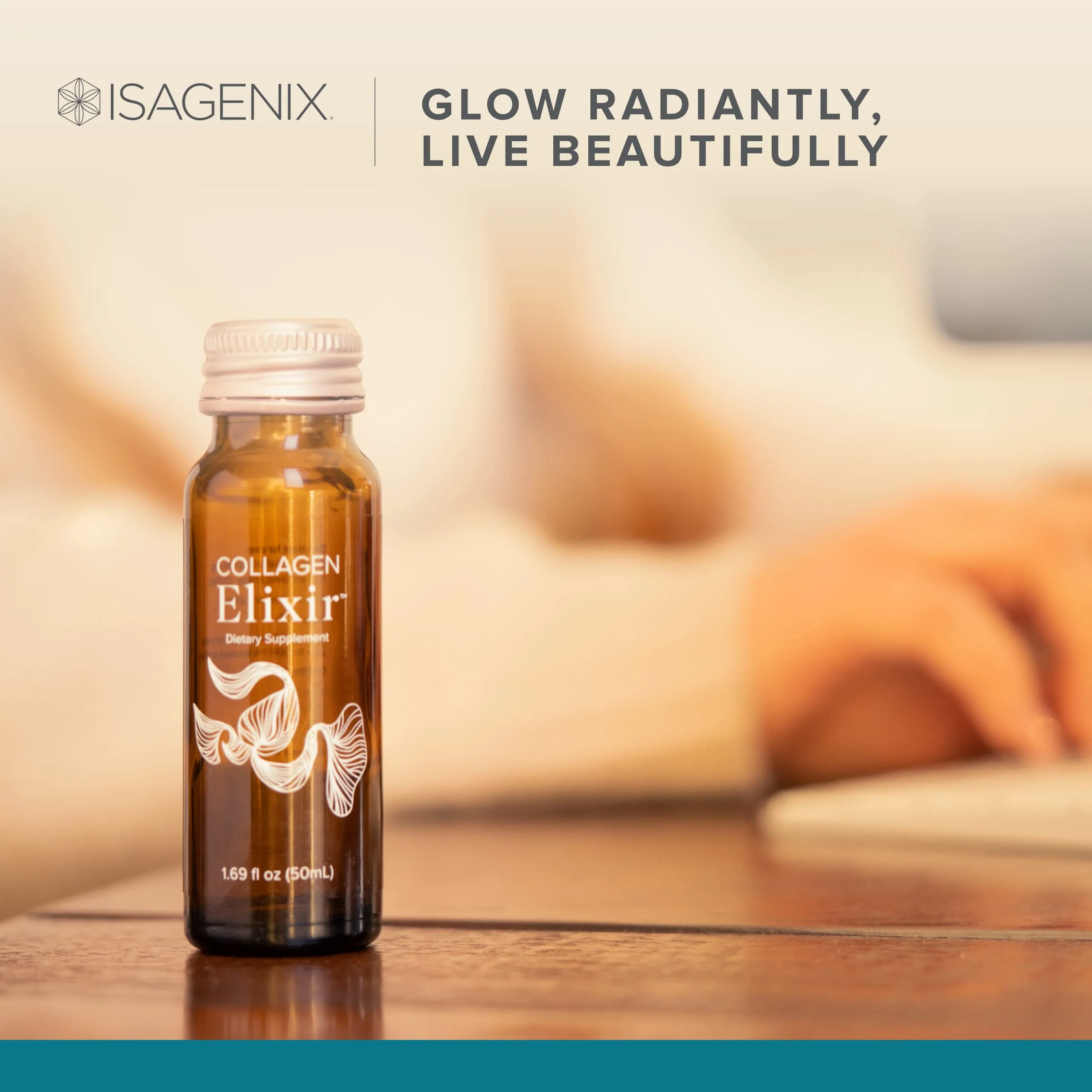 Isagenix Collagen Elixir - Marine Collagen Peptides, Vitamin C, Zinc & Biotin (50 mL) - Image 6