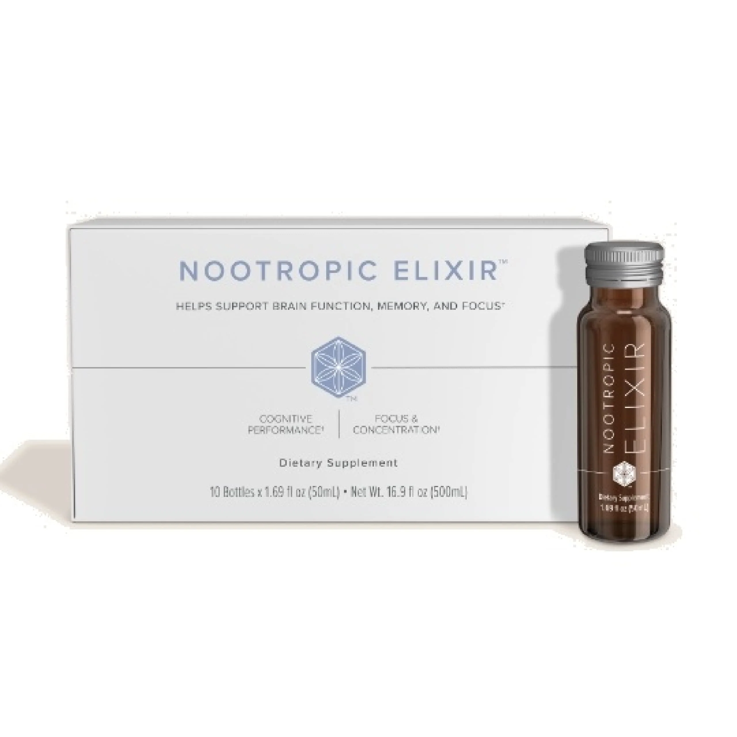 Isagenix Nootropic Elixir – Brain Health & Focus Supplement | Green Tea Extract | 1.69 oz Bottles (10 Count) - Image 8