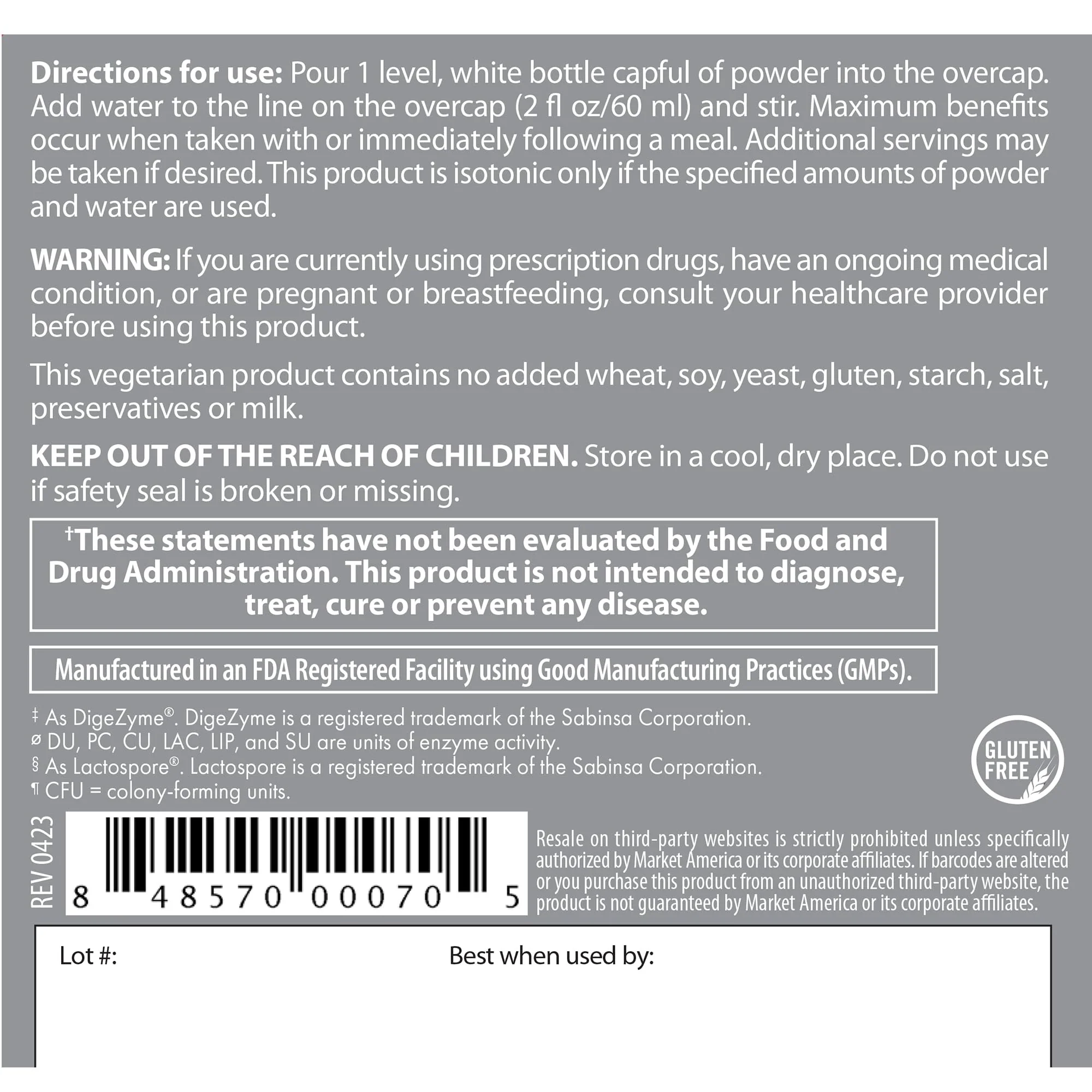 Isotonix® Digestive Enzymes with Probiotics | DigeZyme® Multi-Enzyme Complex & Lactospore® Bacillus Coagulans | Nutrient Absorption, Gut Balance & Digestive Health | Vegan, Gluten-Free | 90 Servings - Image 7