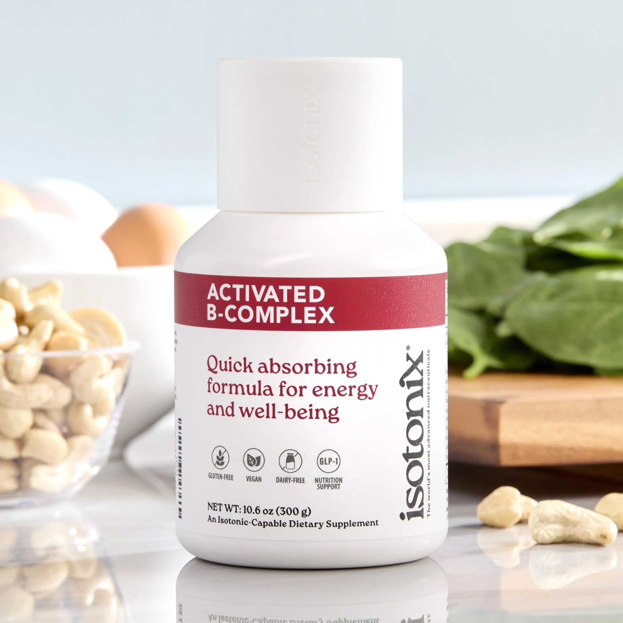 Isotonix Activated B Complex – Vegan B Vitamin Supplement for Energy, Stress Relief & Nervous System Health – Isotonic Drinkable Formula – 90 Servings - Image 2