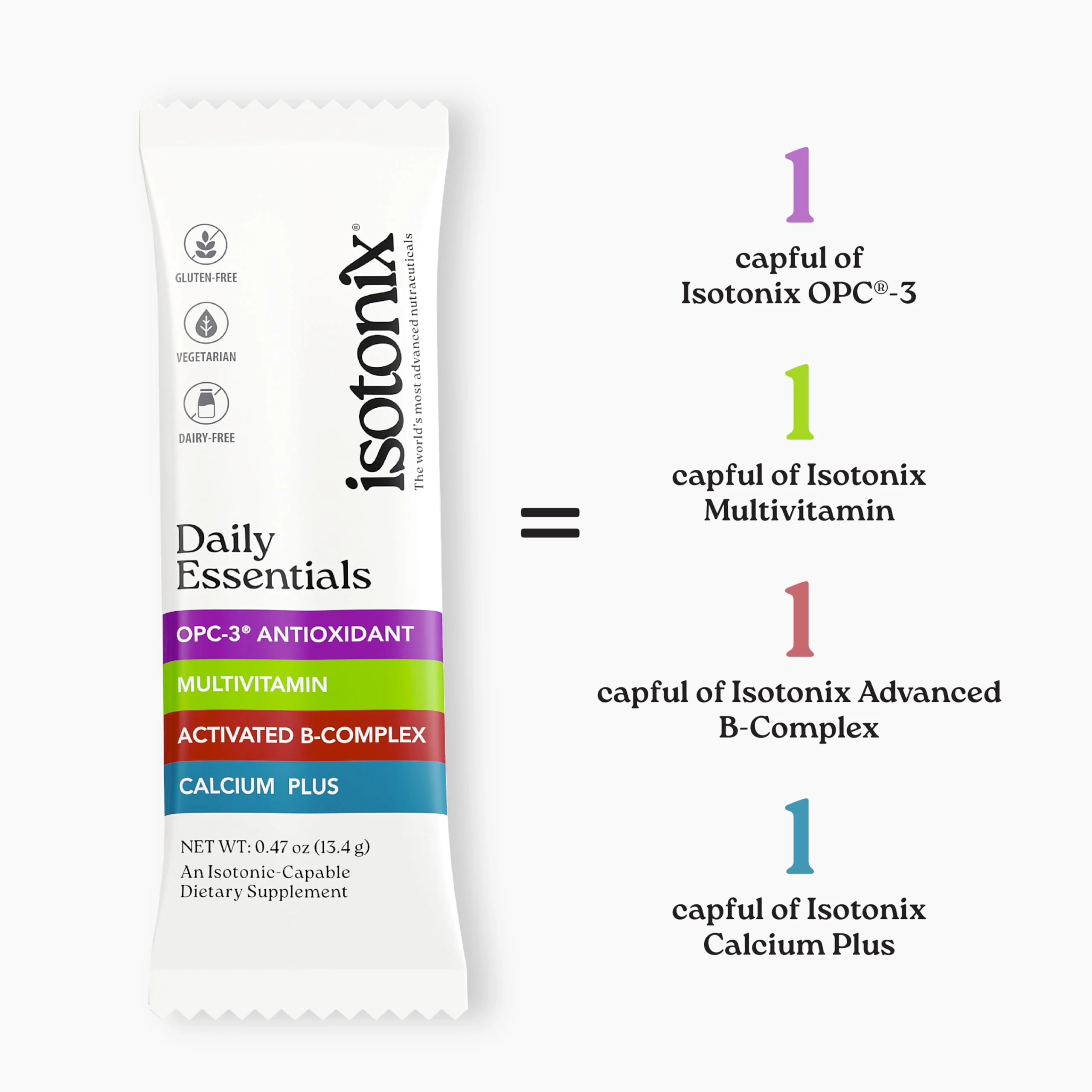 Isotonix Daily Essentials 4-in-1 Multivitamin Packets | Isotonic Delivery, Gluten Free, 30 Pack - Image 12