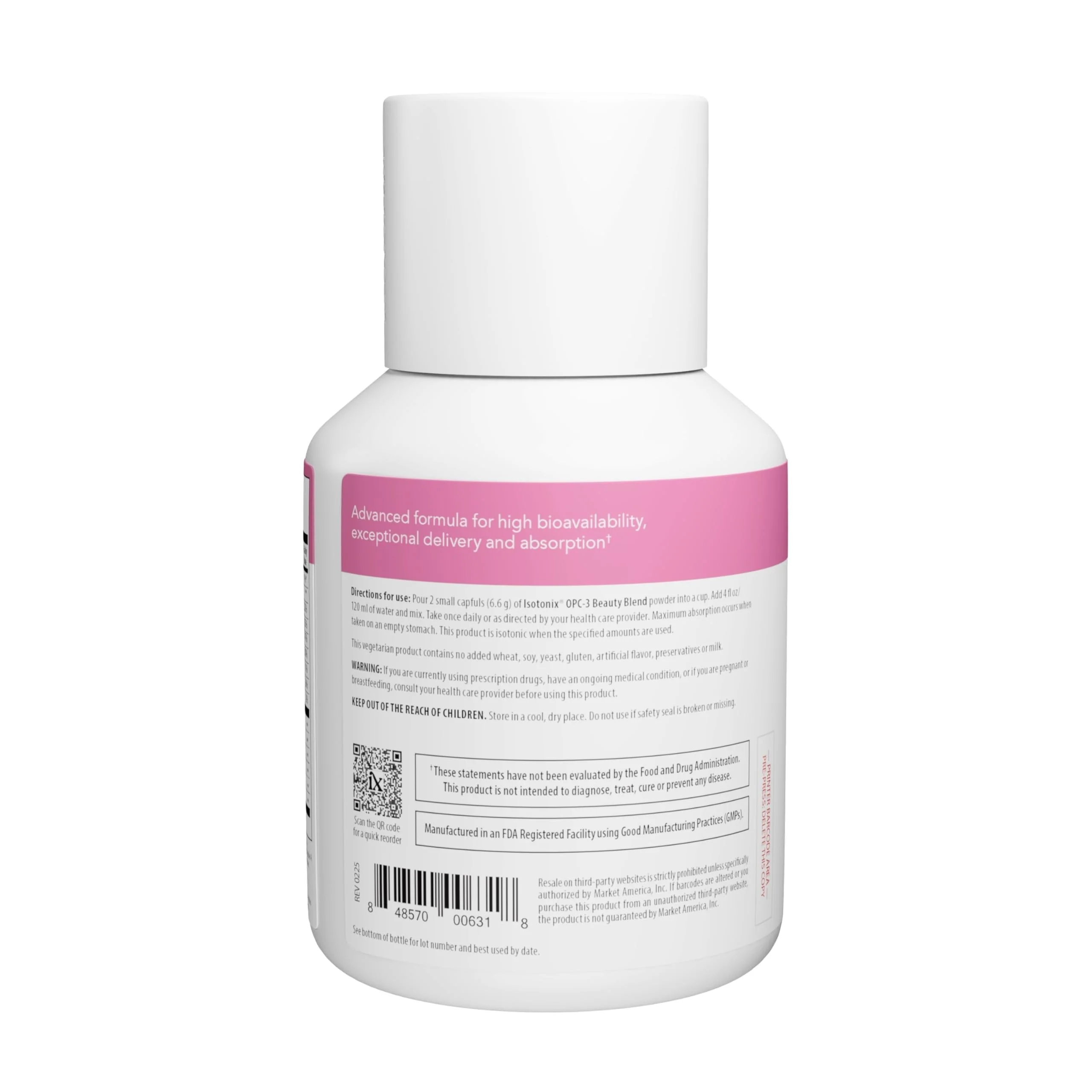 Isotonix OPC-3 Beauty Blend – Pycnogenol, Grape Seed & Hyaluronic Acid for Skin Hydration & Elasticity - Image 3