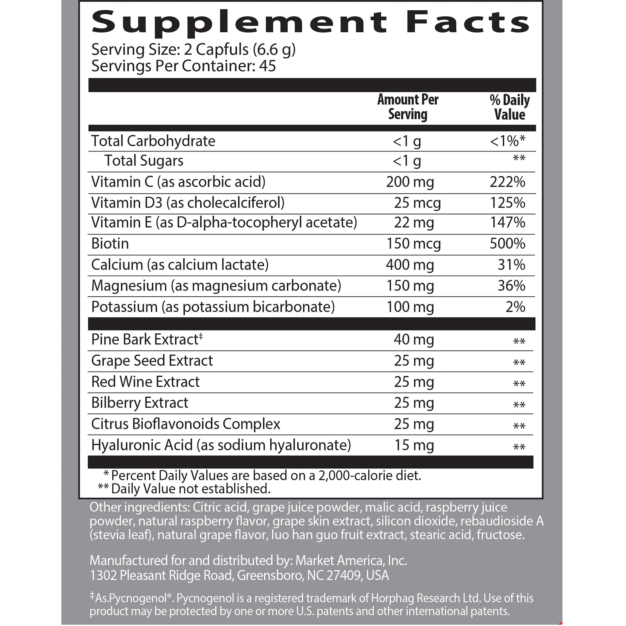 Isotonix OPC-3 Beauty Blend – Pycnogenol, Grape Seed & Hyaluronic Acid for Skin Hydration & Elasticity - Image 5
