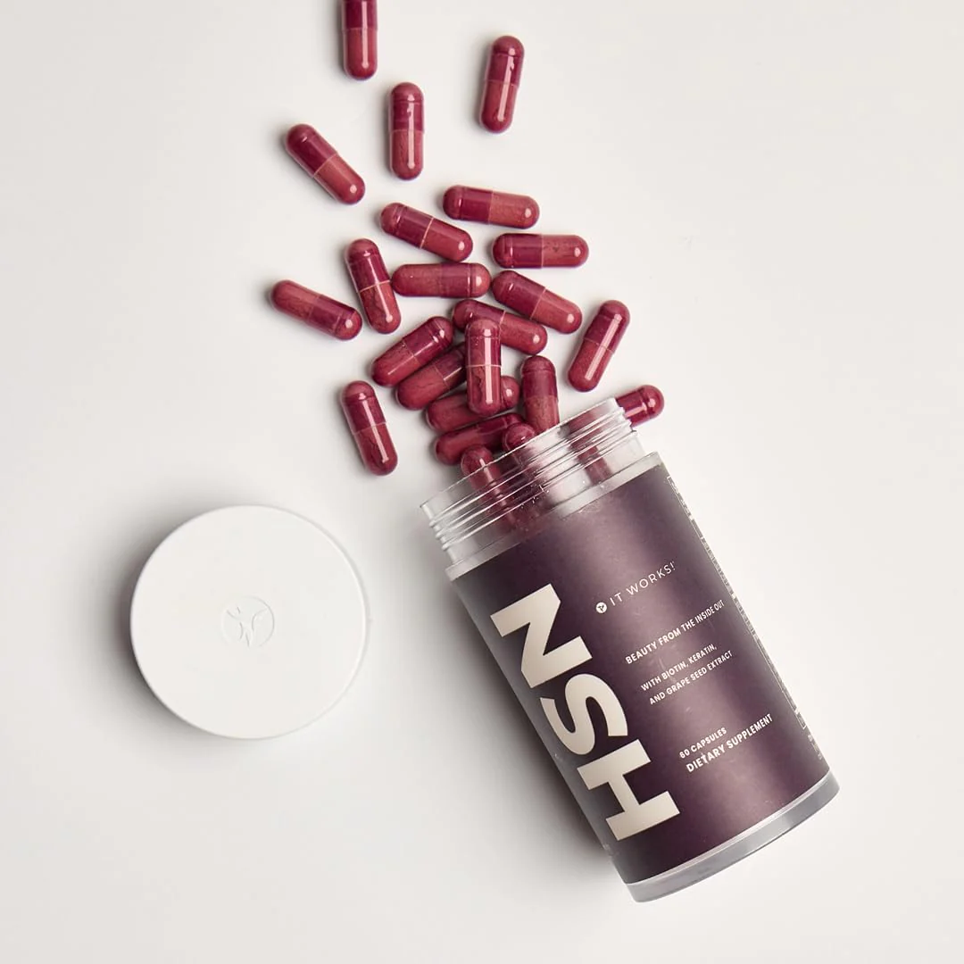 It Works! HSN Beautifying Supplement with Keratin & Biotin – Hair, Skin & Nails – 60 Capsules - Image 7