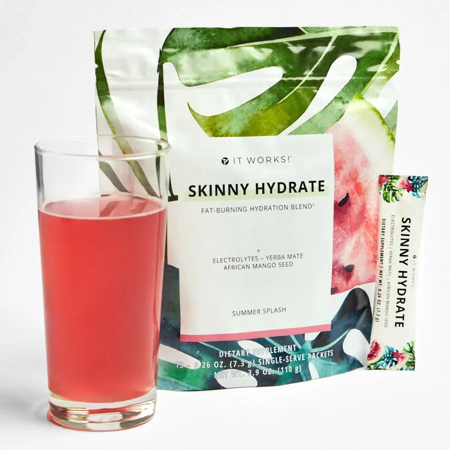 It Works! Skinny Hydrate – Summer Splash | Fat-Burning Hydration with Green Tea & Green Coffee Extracts - Image 3