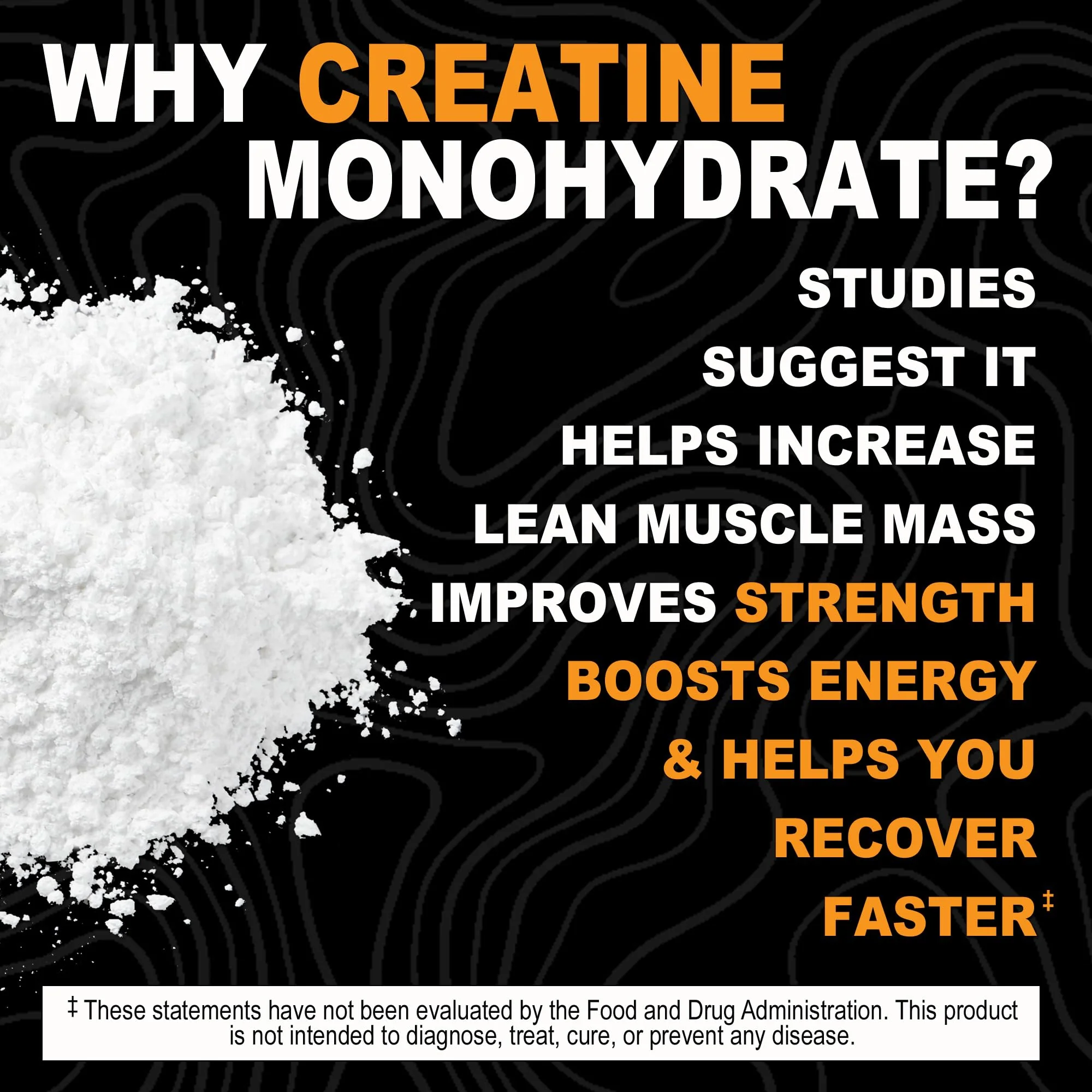 It's Just! Creatine Monohydrate Powder - 1000g (200 Servings) | Unflavored, Made in USA, 3rd-Party Lab Tested, Scoop Included - Image 6