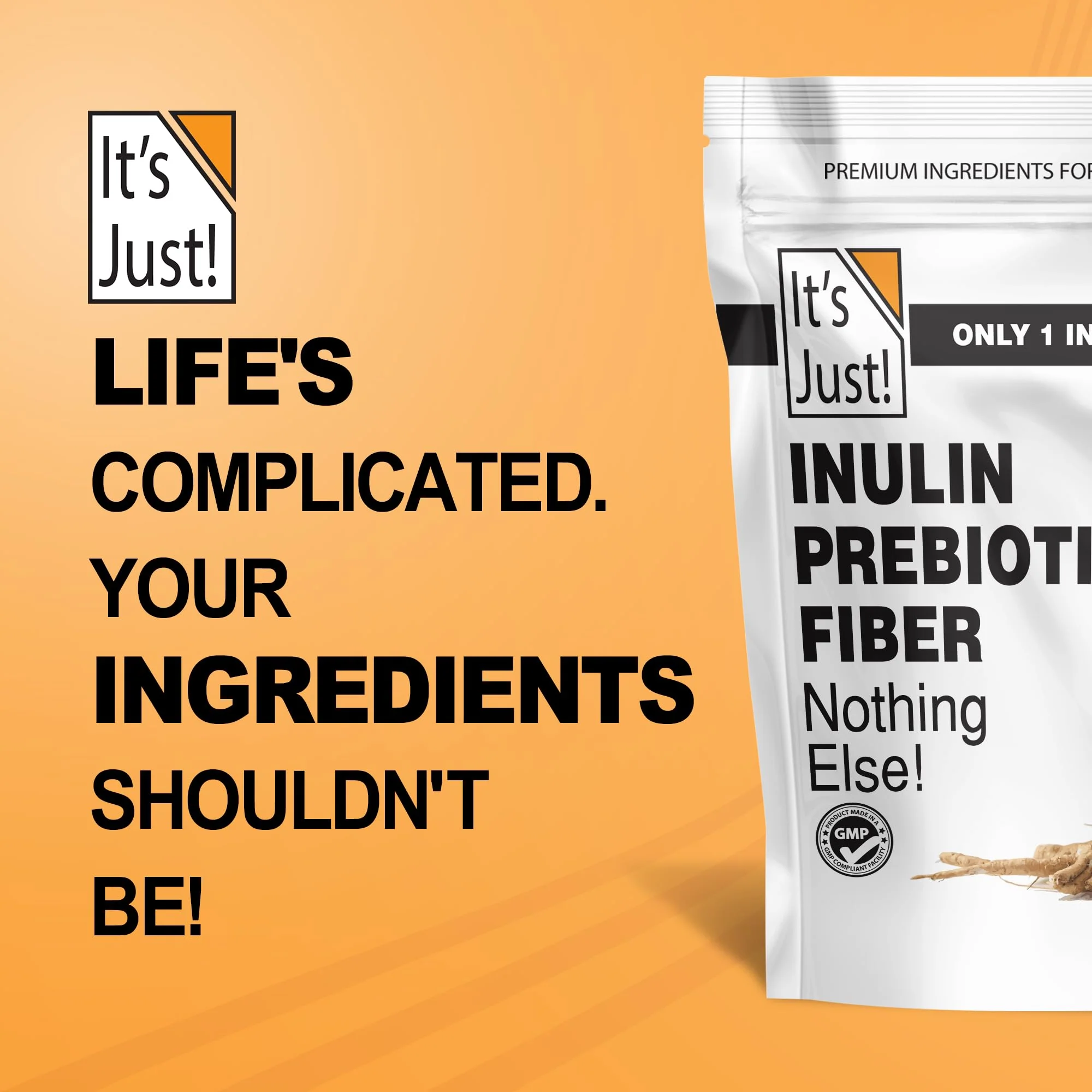 It's Just! Inulin Prebiotic Fiber Sweetener — Natural Chicory Root Powder, 4 lb (Belgium Product) - Image 14