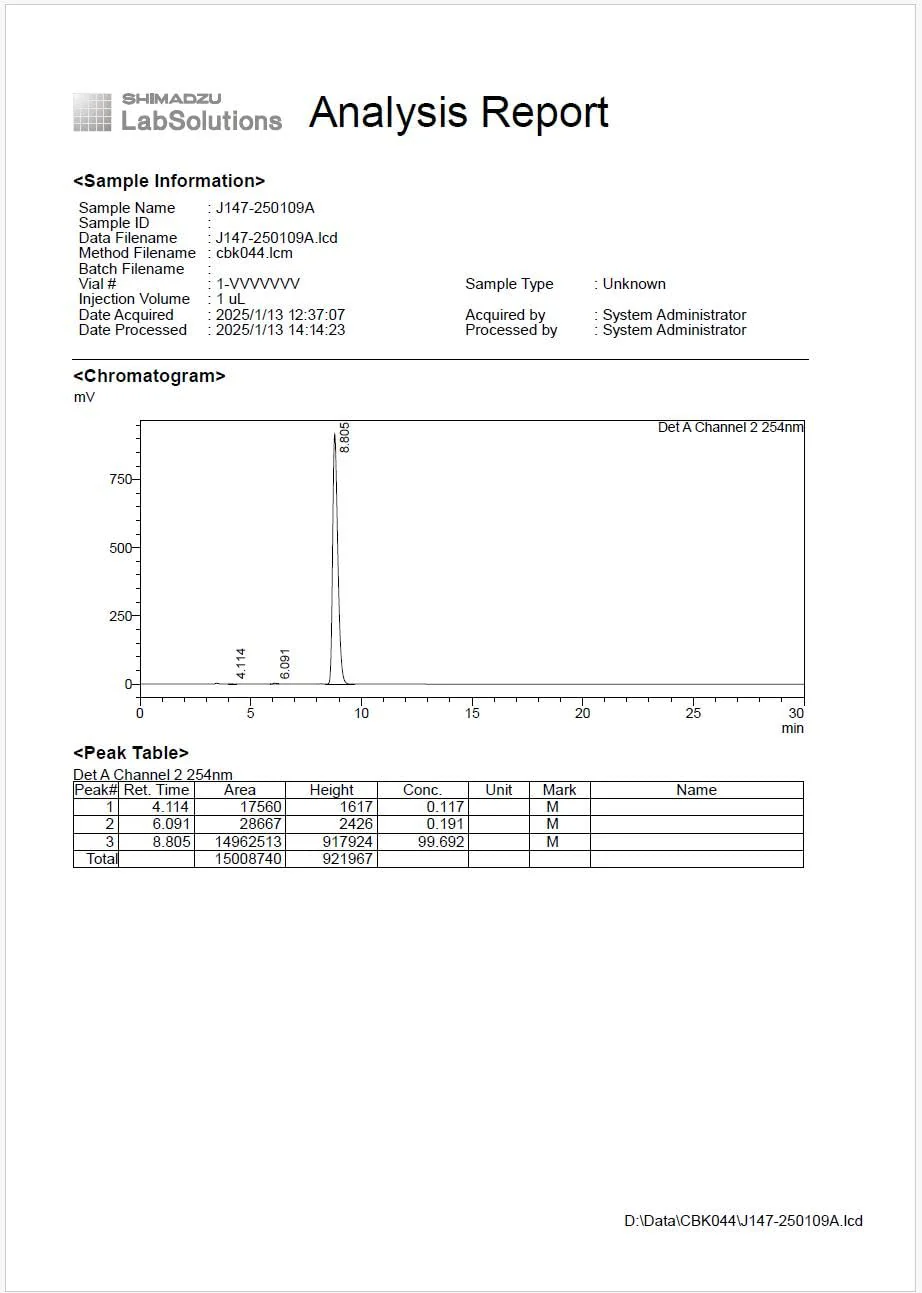J-147 Nootropic – CAS 1146963-51-0, 99+% Purity, 5 g with 100 mg Scoop - Image 12