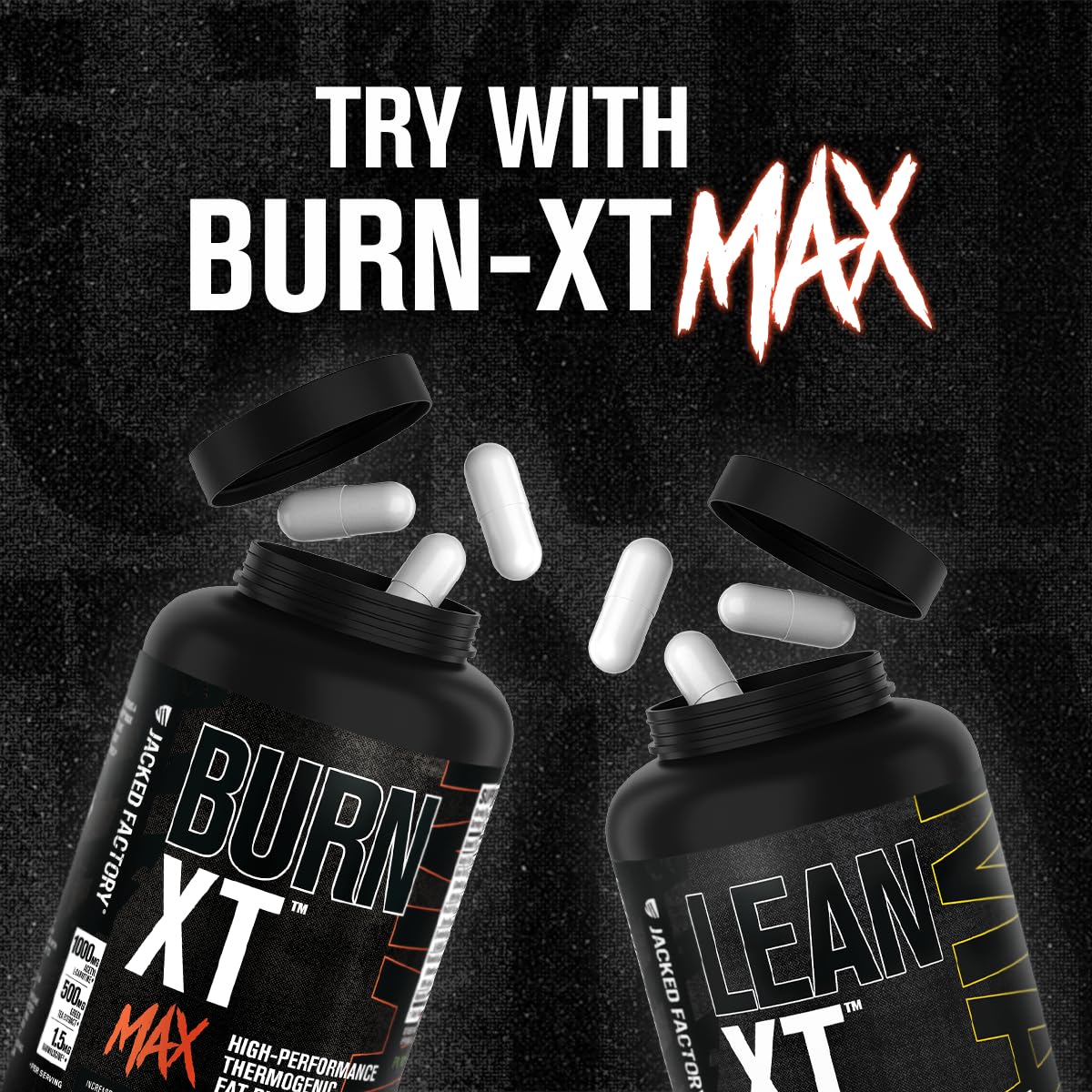 Jacked Factory Lean-XT Max – Stim-Free Fat Burner with Carnipure, InnoSlim & ForsLean | 90 Count - Image 5