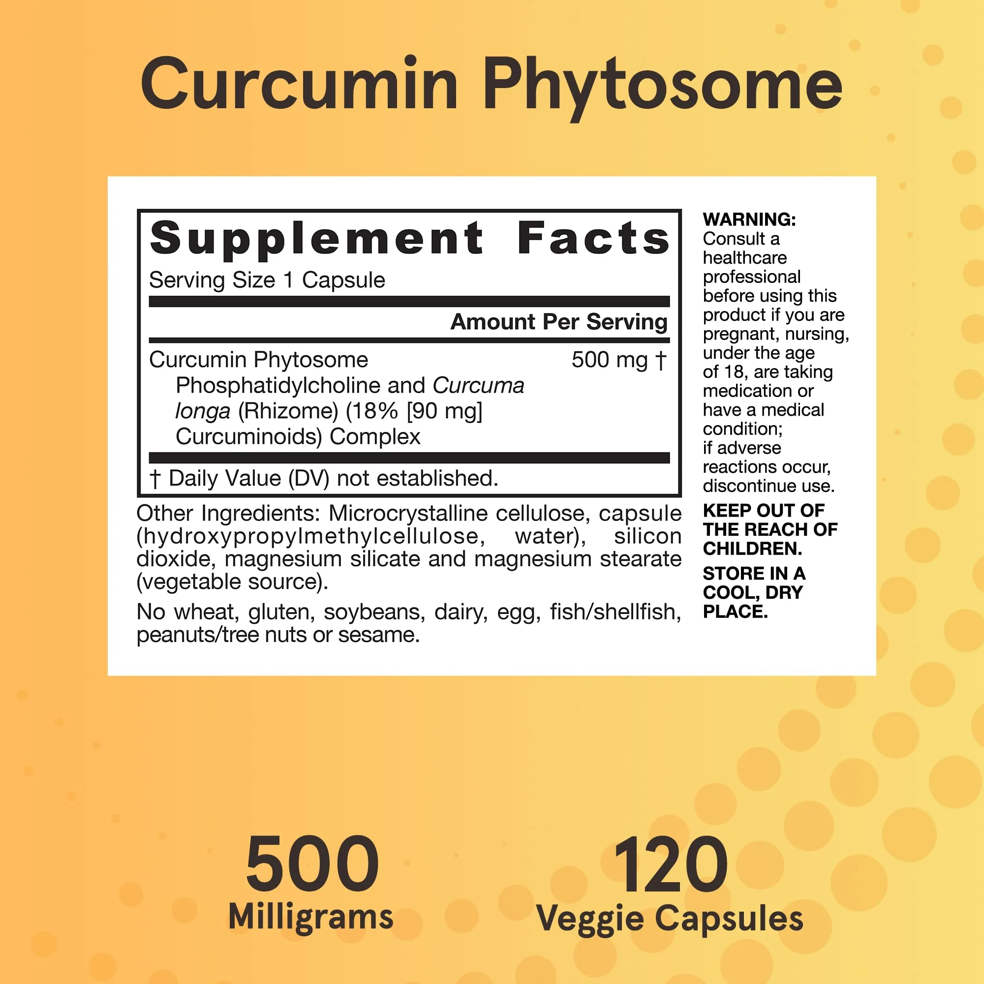 Jarrow Formulas Curcumin Phytosome 500 mg with Meriva – Joint Health & Antioxidant Support – 120 Veggie Capsules - Image 6
