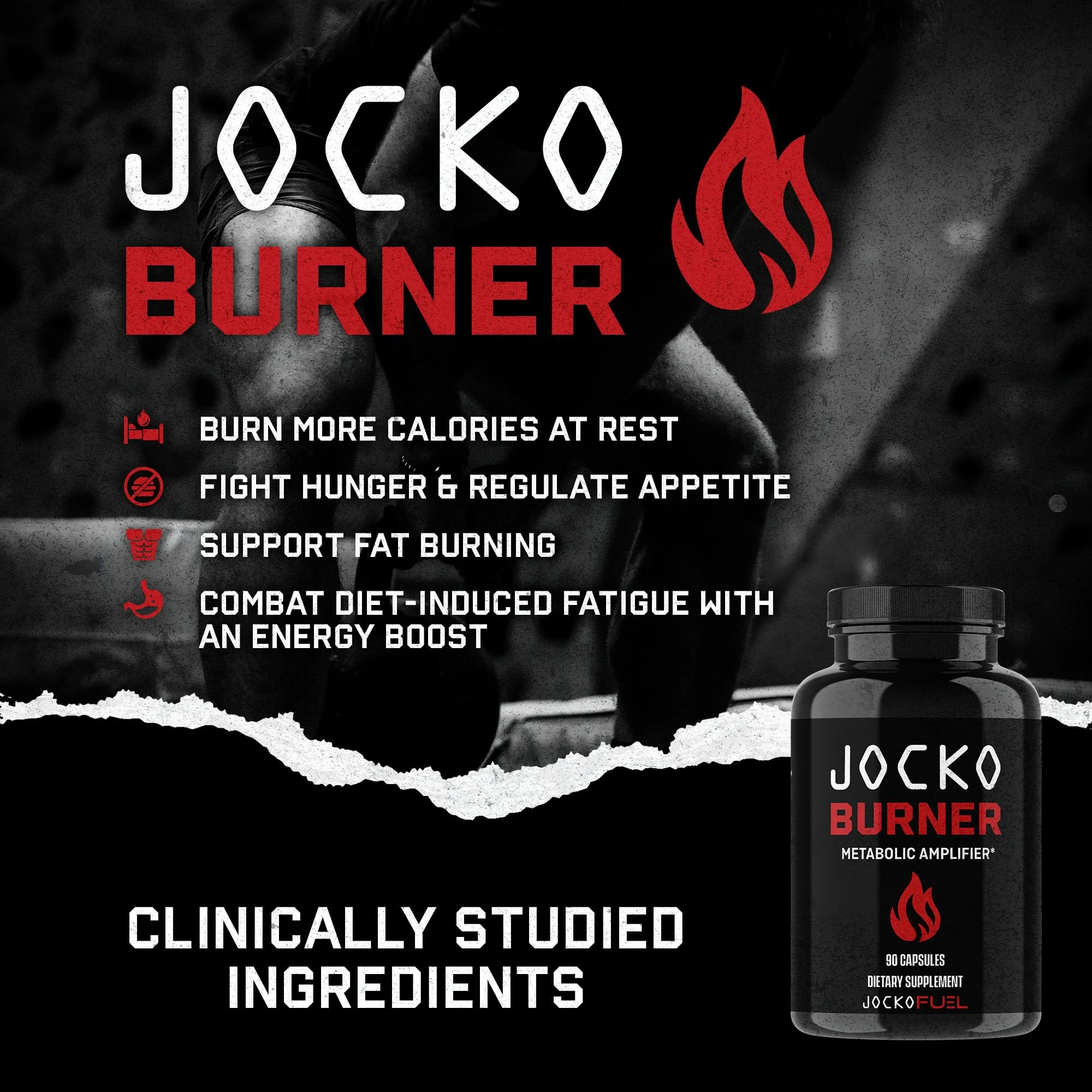 Jocko Fuel Burner – Healthy Weight Support, Appetite Regulation & Metabolism Boost (90 Count) - Image 4