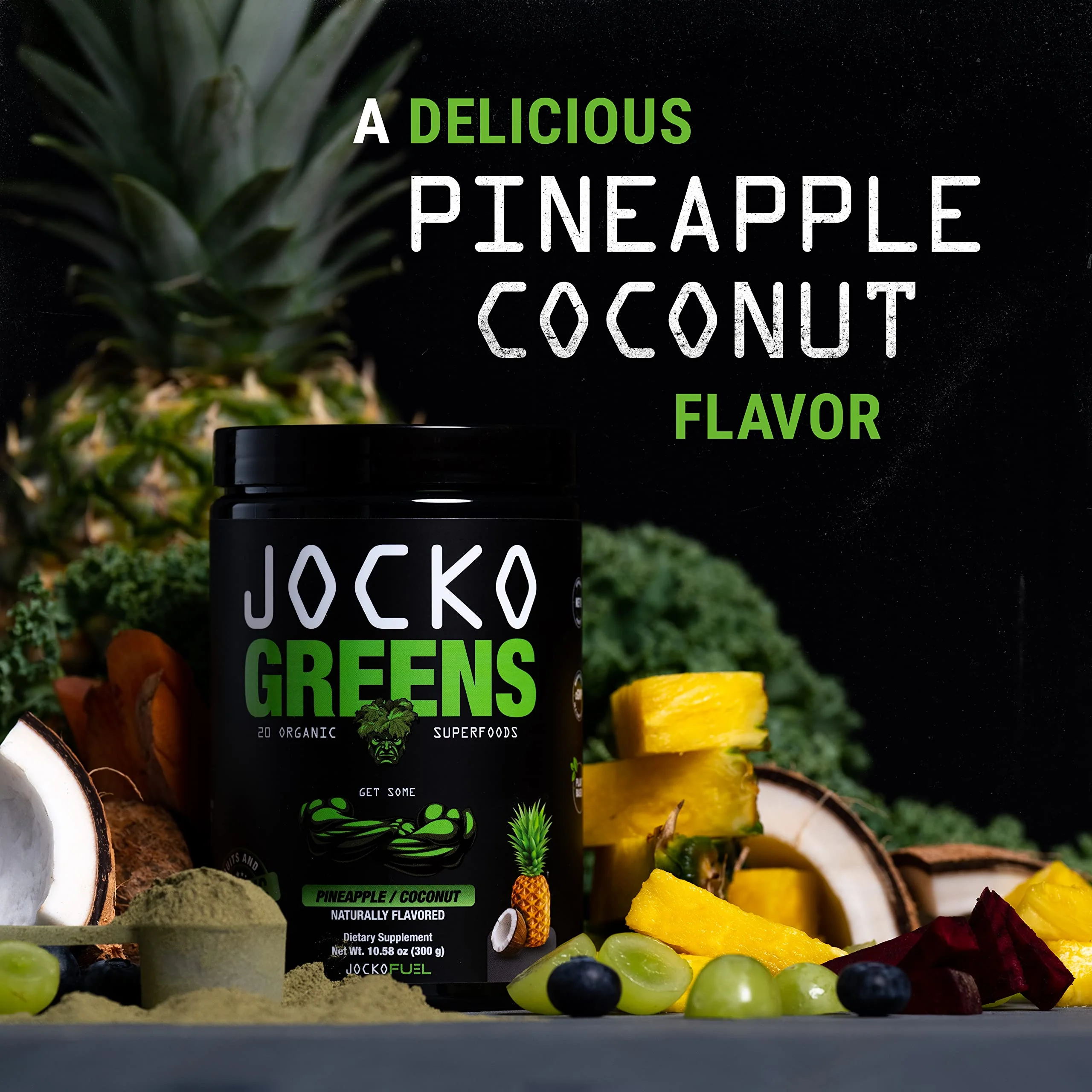 Jocko Fuel Daily Greens Powder – Premium Organic Greens with Probiotics (30 Servings) - Image 13