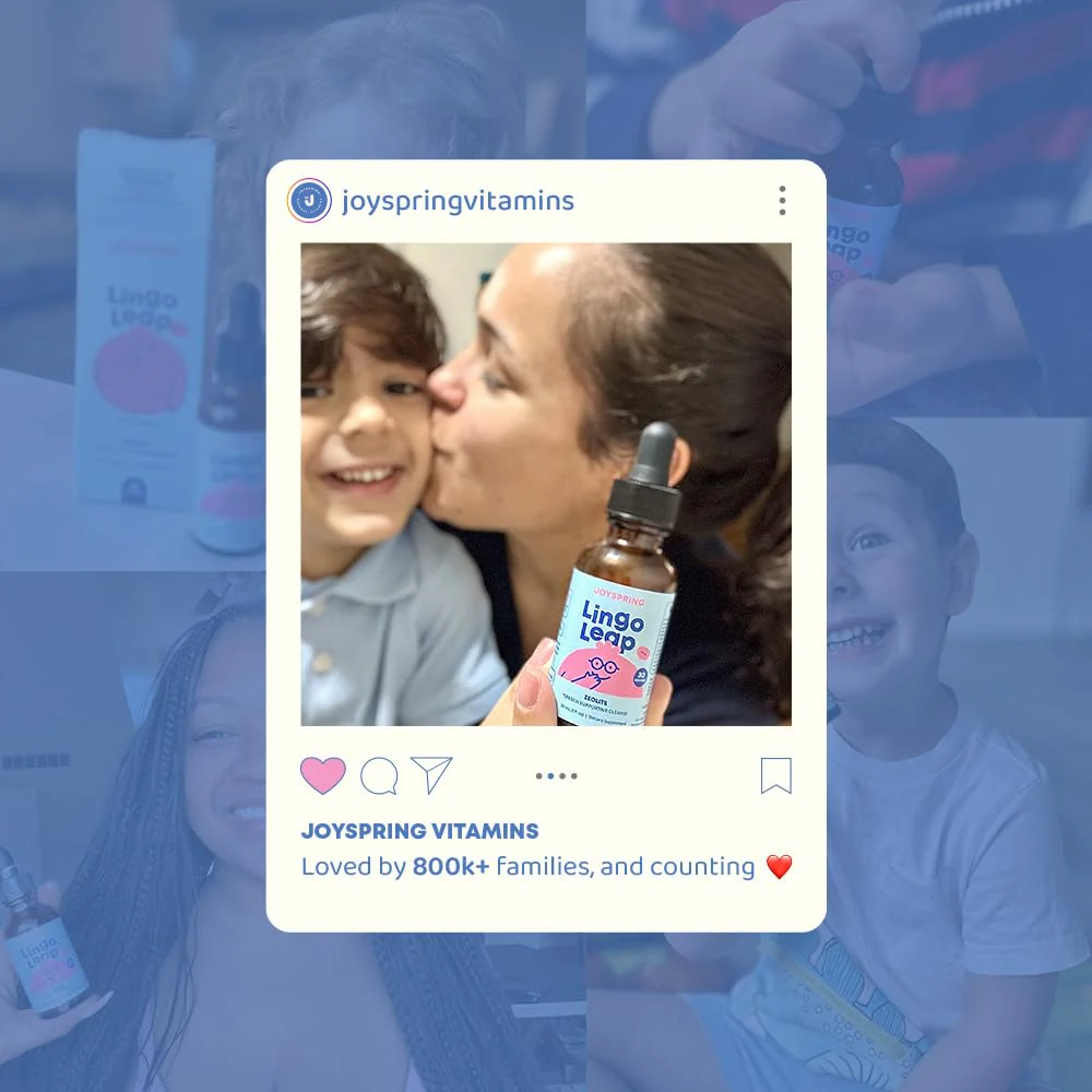 JoySpring LingoLeap: Liquid Kids Formula with Zeolite Clinoptilolite, Methylated B12 & Vitamin D3 | Ages 3+ | 1 fl oz - Image 4