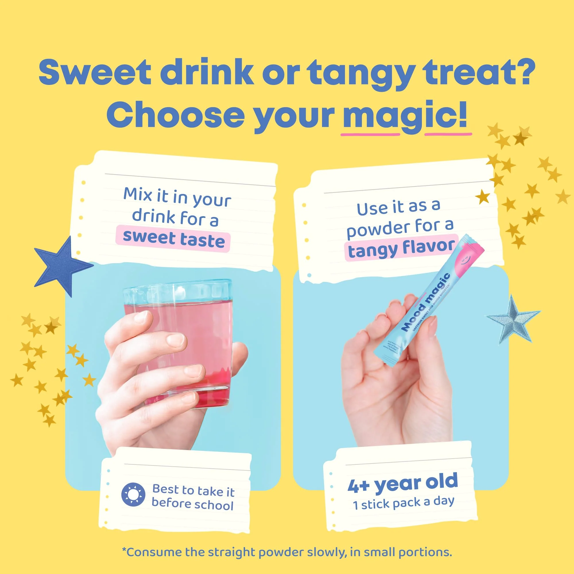 JoySpring Mood Magic for Kids – Natural Mood Support Pixie Sticks with Saffron, Magnesium & Vitamin D3 | Sugar-Free - Image 15
