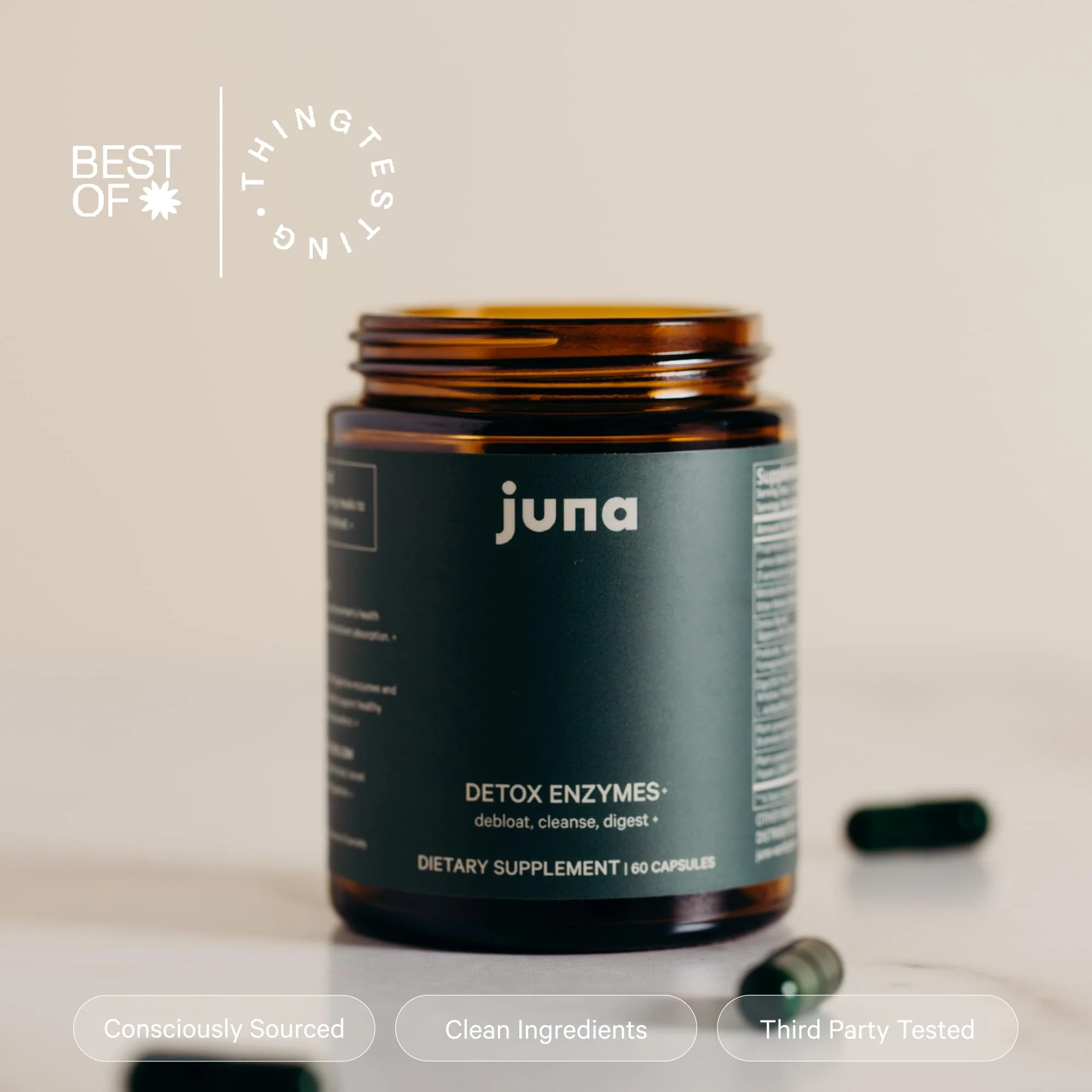 Juna Detox: Fast-Acting Digestive Enzymes & Probiotic for Bloat, Gas & Digestive Comfort - Image 7